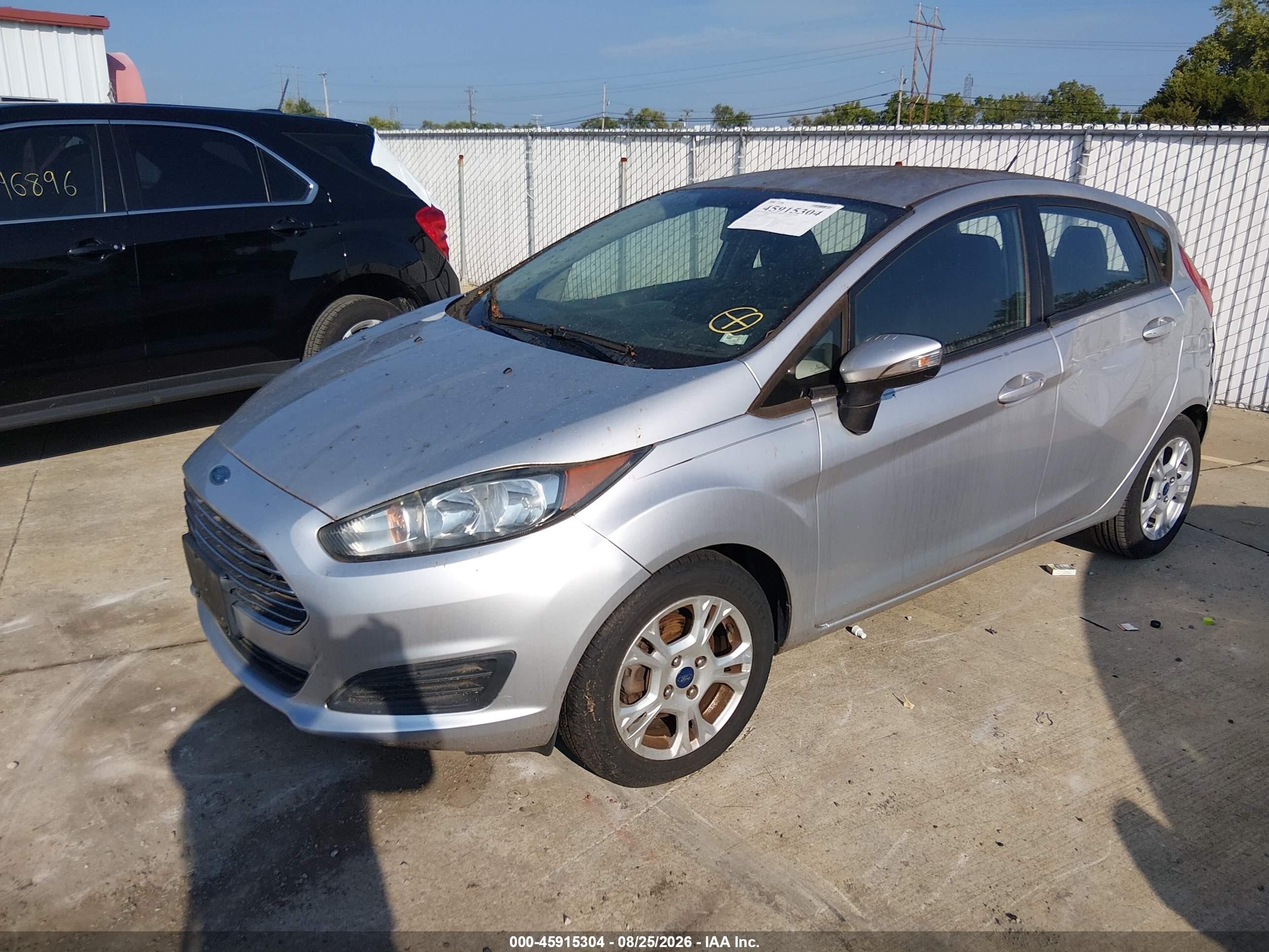 2014 Ford Fiesta Se Gray vin: 3FADP4EJ6EM117503