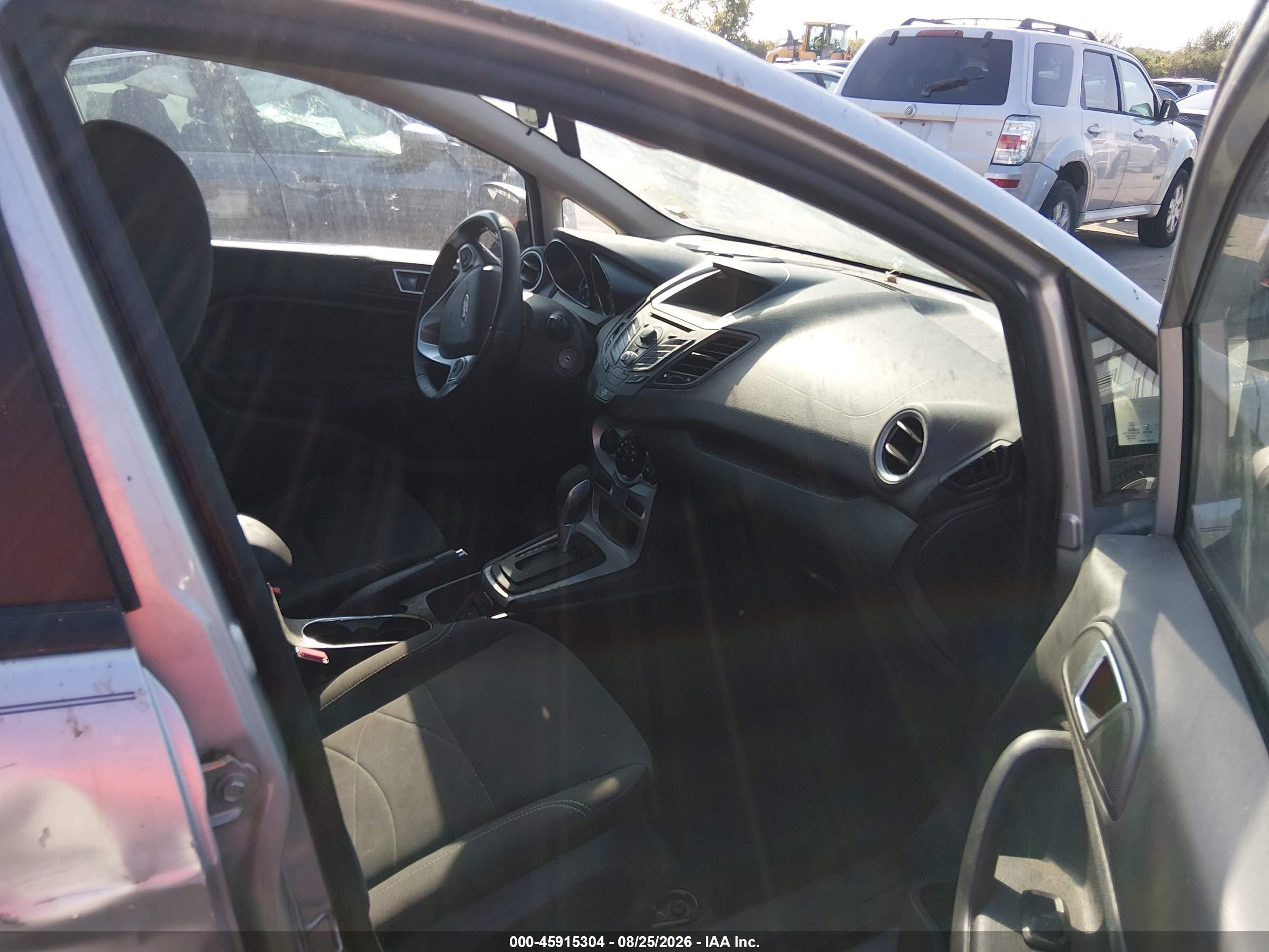 2014 Ford Fiesta Se Gray vin: 3FADP4EJ6EM117503