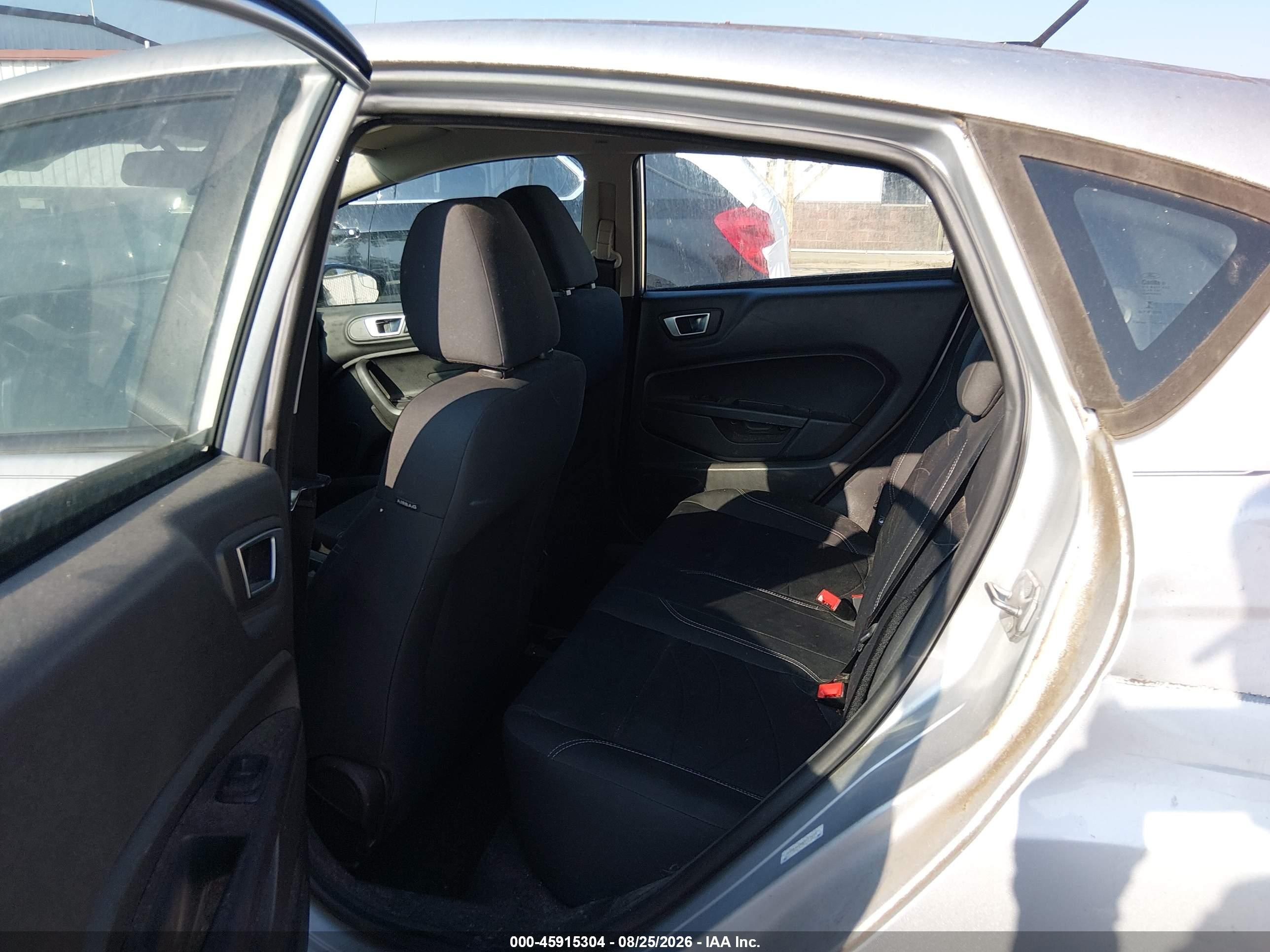 2014 Ford Fiesta Se Gray vin: 3FADP4EJ6EM117503