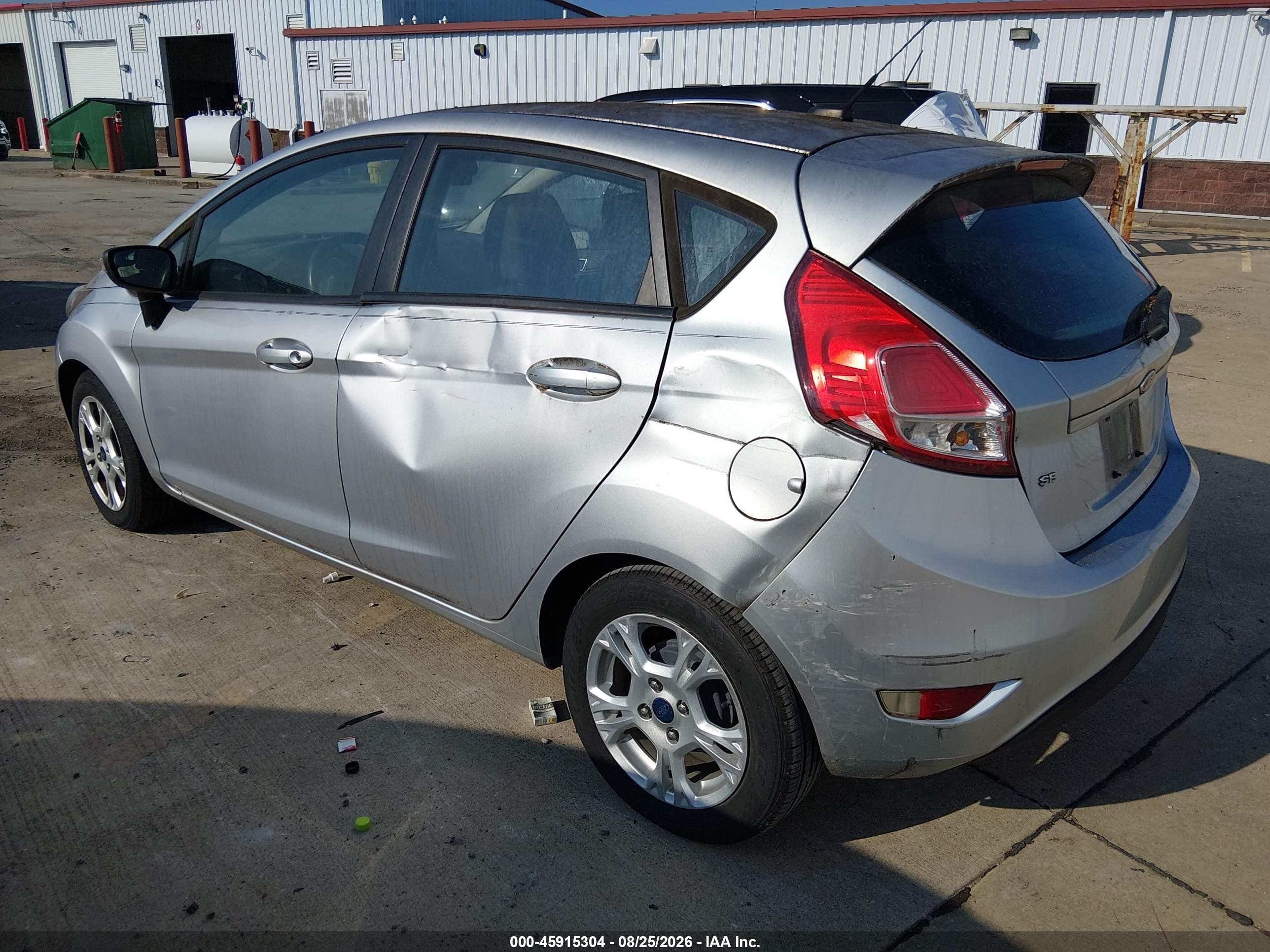 2014 Ford Fiesta Se Gray vin: 3FADP4EJ6EM117503
