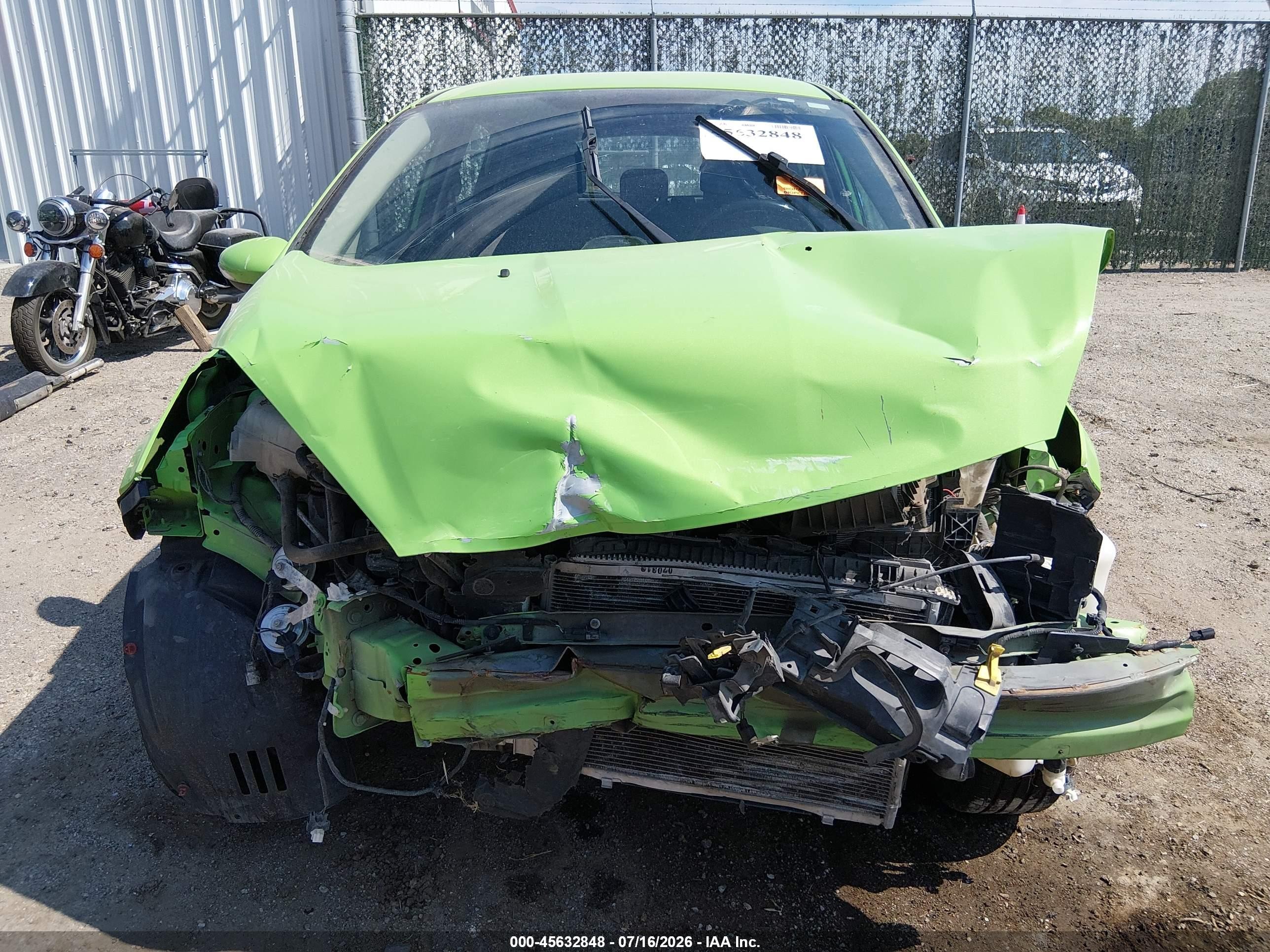 2014 Ford Fiesta Se Green vin: 3FADP4EJ6EM132941