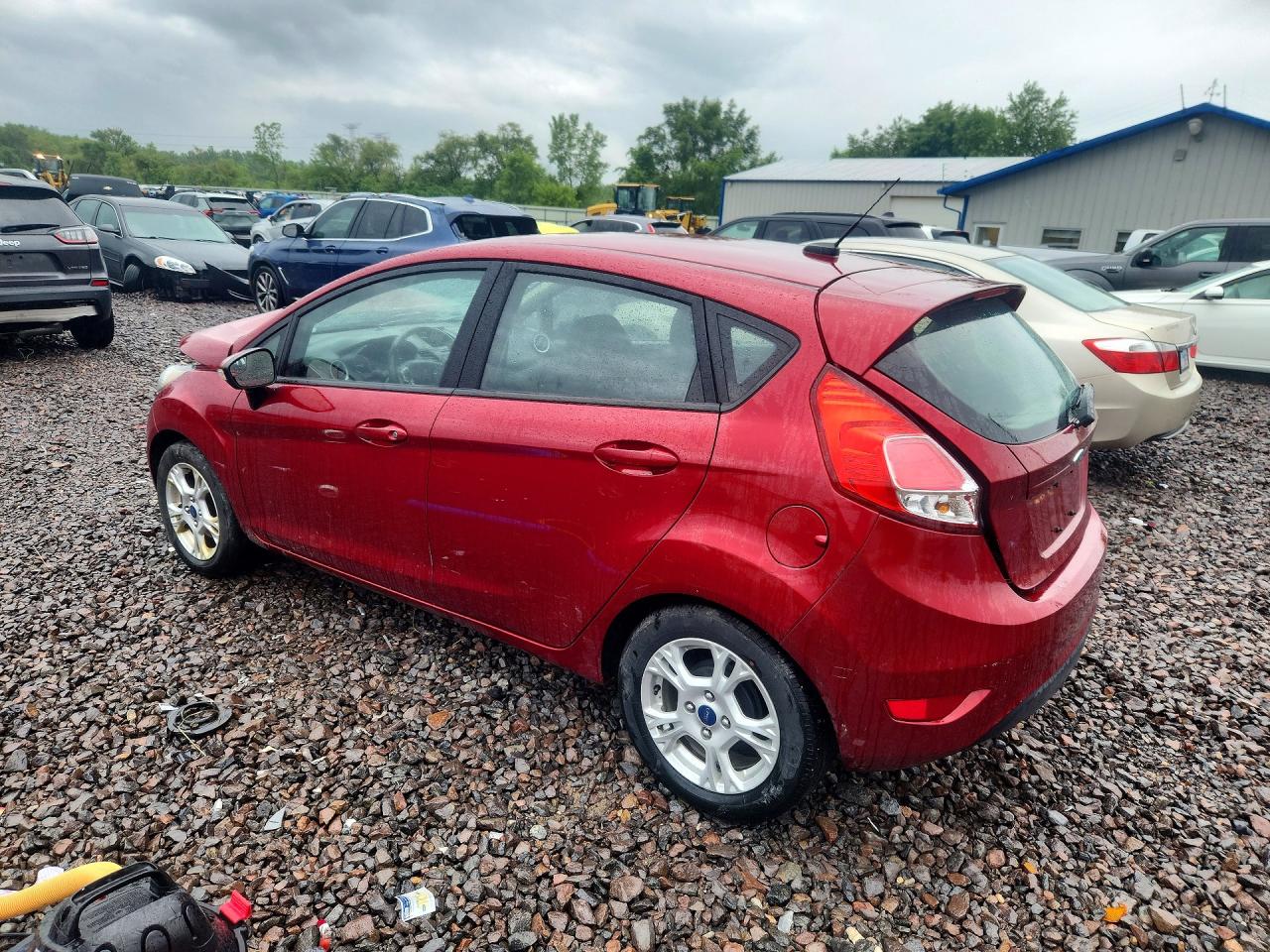 2014 Ford Fiesta Se Red vin: 3FADP4EJ6EM136231
