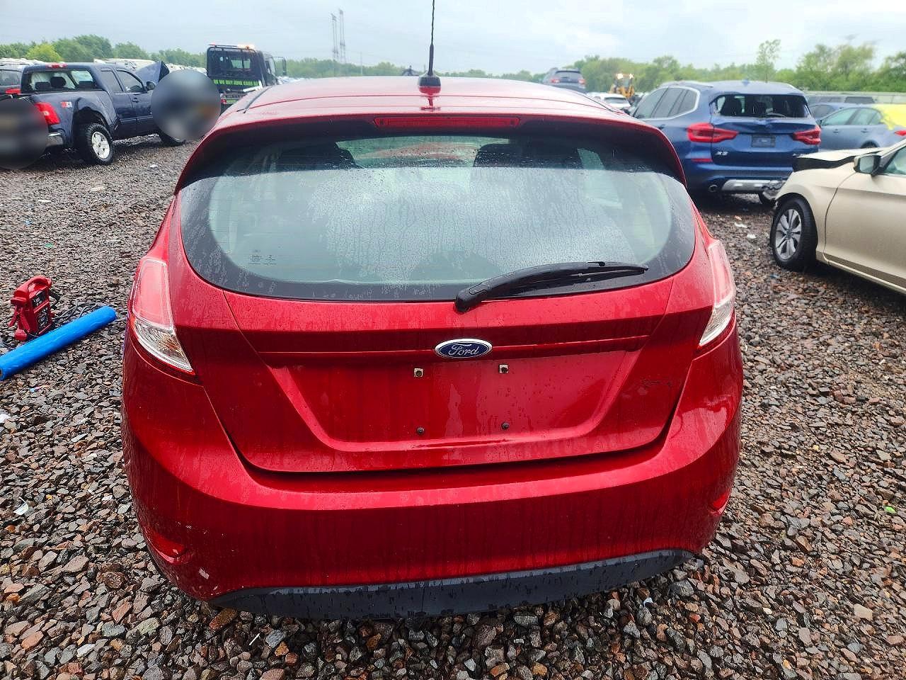 2014 Ford Fiesta Se Red vin: 3FADP4EJ6EM136231