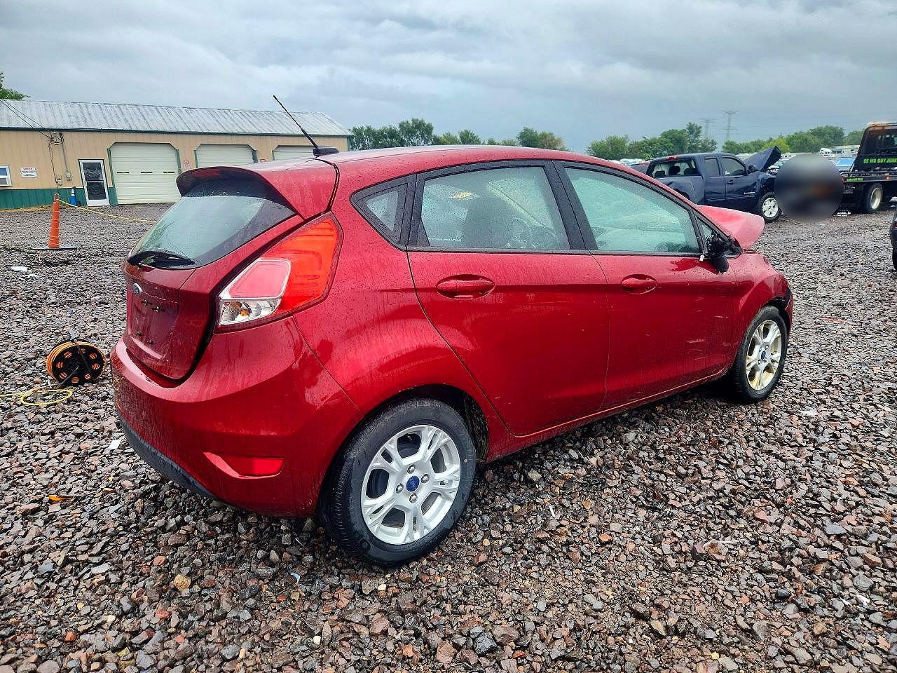 2014 Ford Fiesta Se Red vin: 3FADP4EJ6EM136231