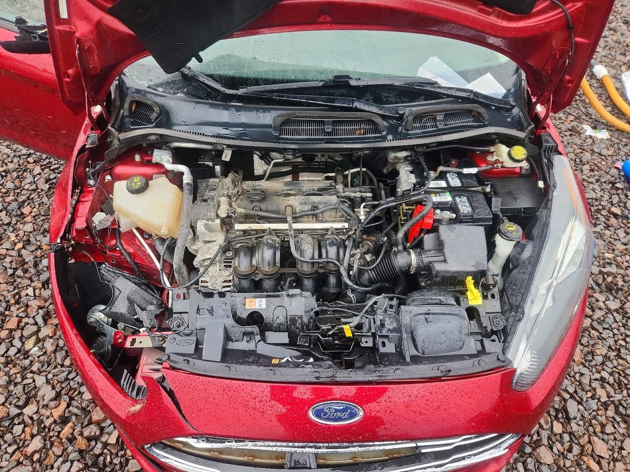 2014 Ford Fiesta Se Red vin: 3FADP4EJ6EM136231