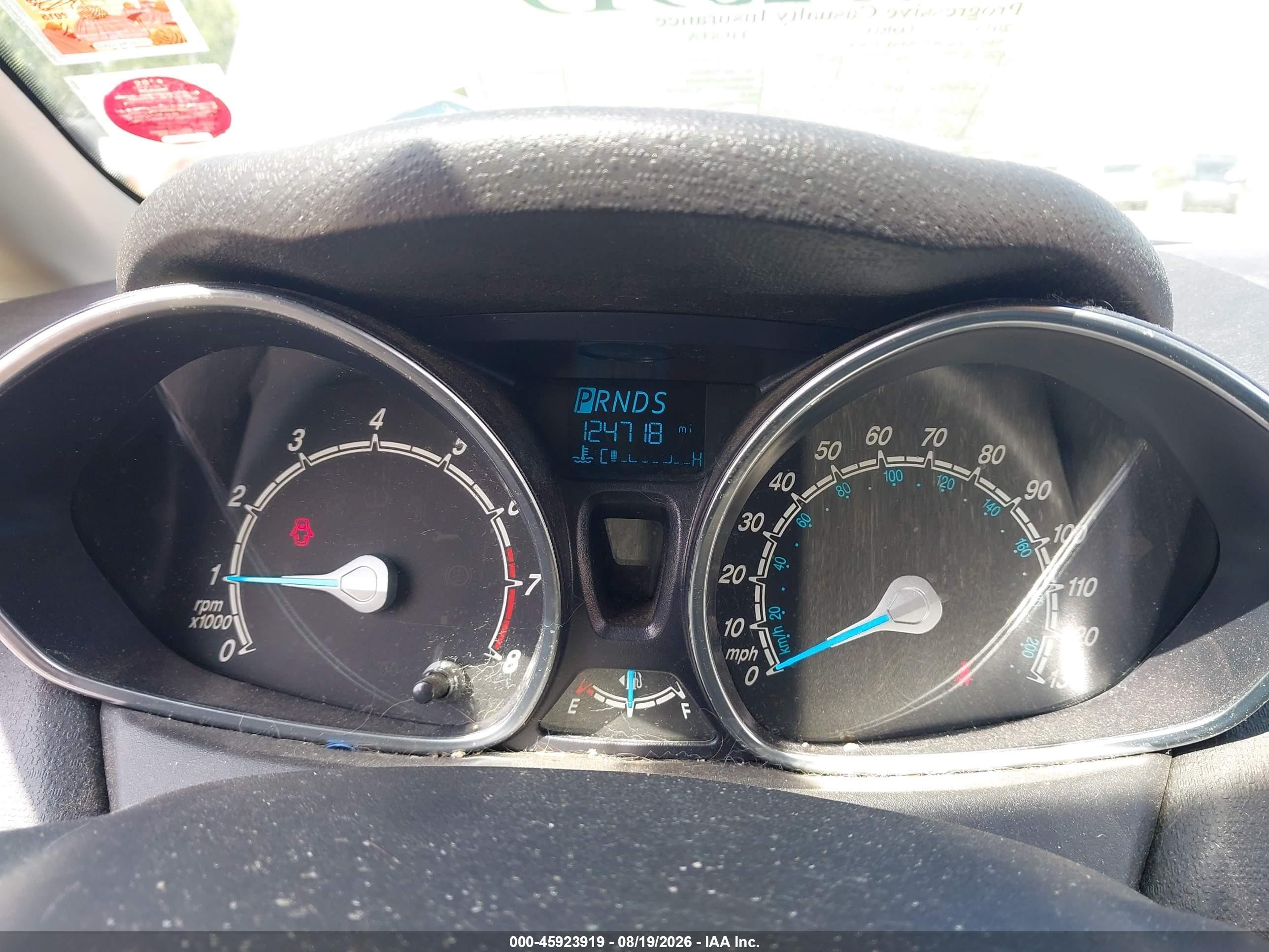 2014 Ford Fiesta Se Gray vin: 3FADP4EJ6EM145334