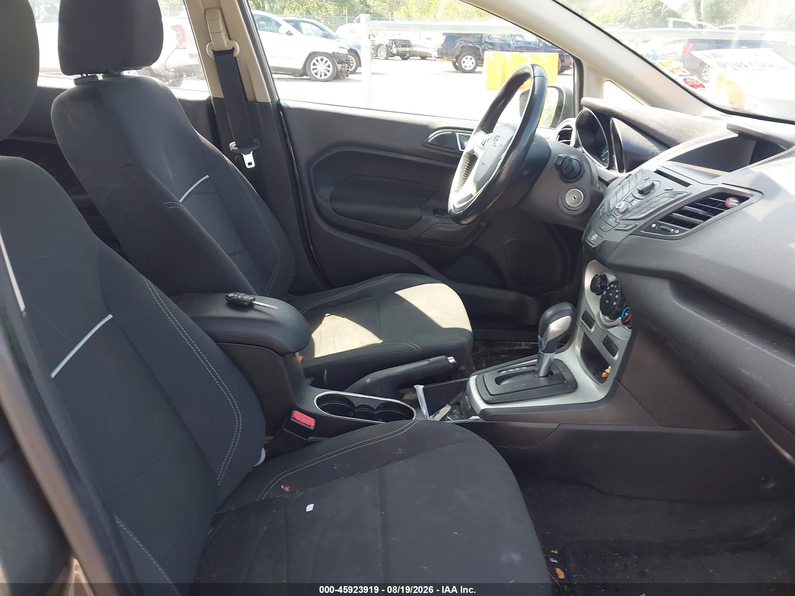 2014 Ford Fiesta Se Gray vin: 3FADP4EJ6EM145334
