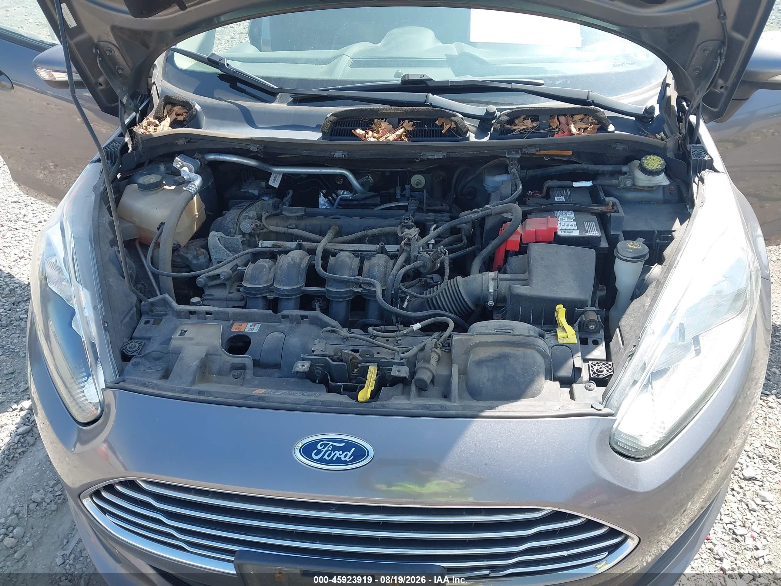 2014 Ford Fiesta Se Gray vin: 3FADP4EJ6EM145334