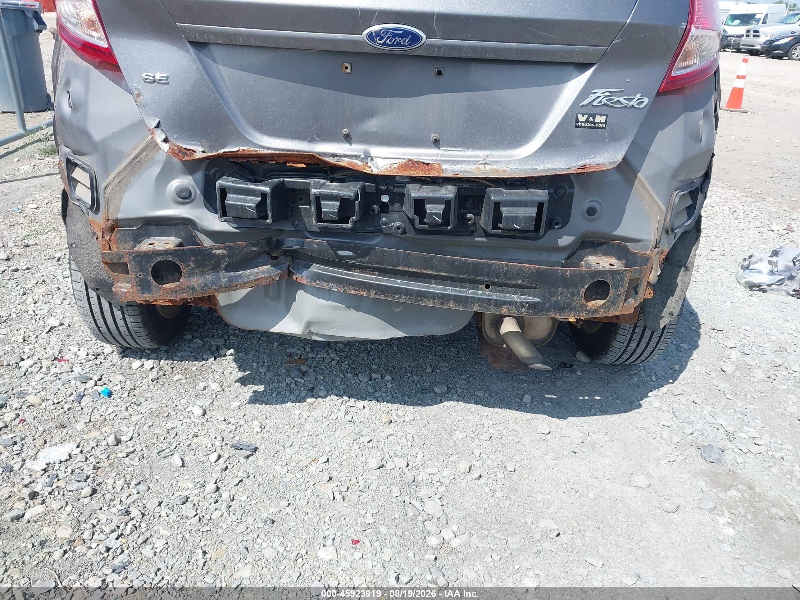 2014 Ford Fiesta Se Gray vin: 3FADP4EJ6EM145334