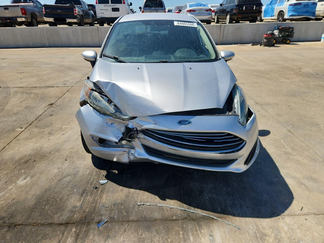 2014 Ford Fiesta Se Silver vin: 3FADP4EJ6EM163834