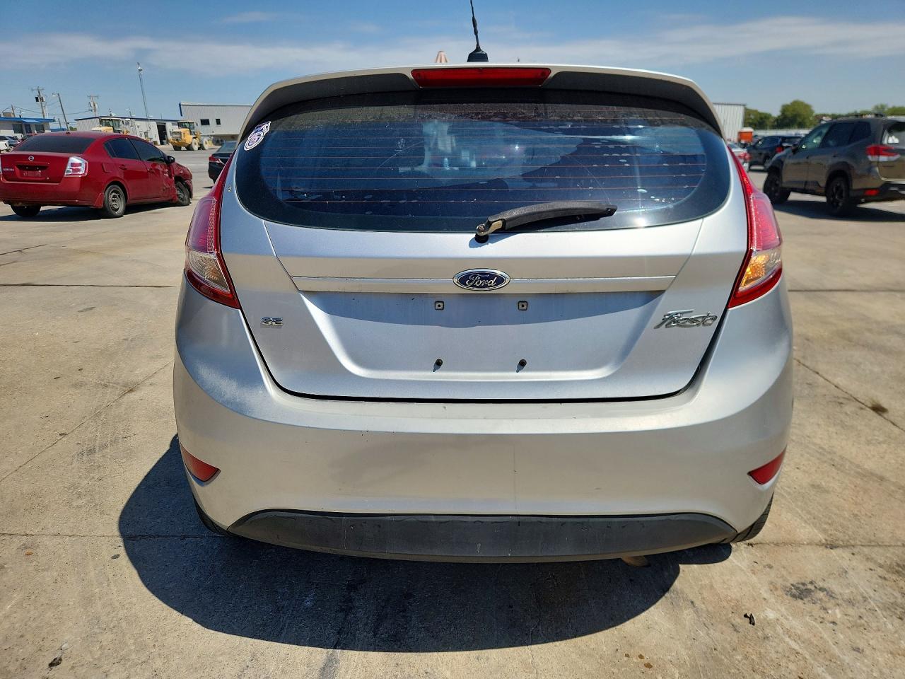 2014 Ford Fiesta Se Silver vin: 3FADP4EJ6EM163834