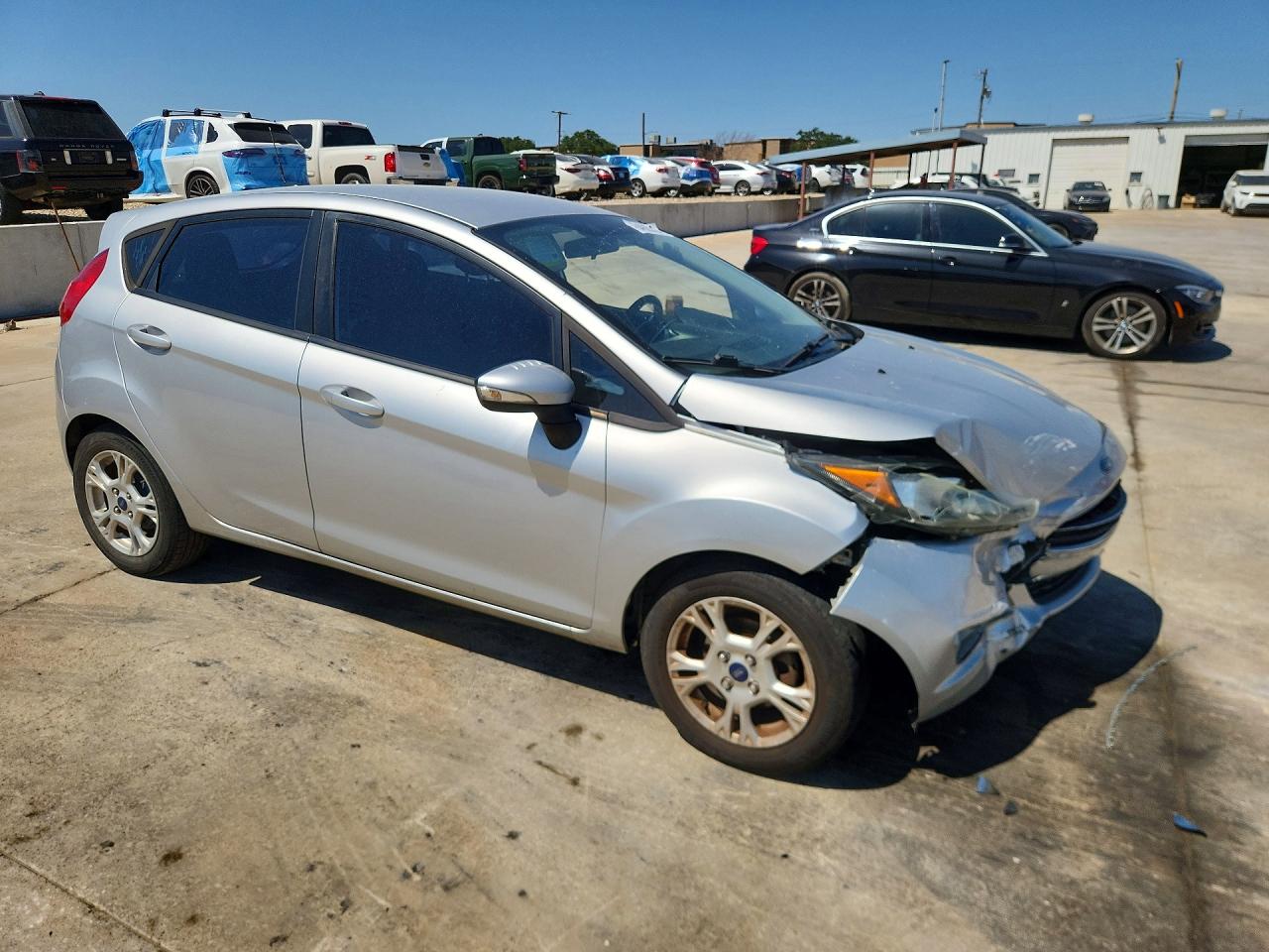 2014 Ford Fiesta Se Silver vin: 3FADP4EJ6EM163834