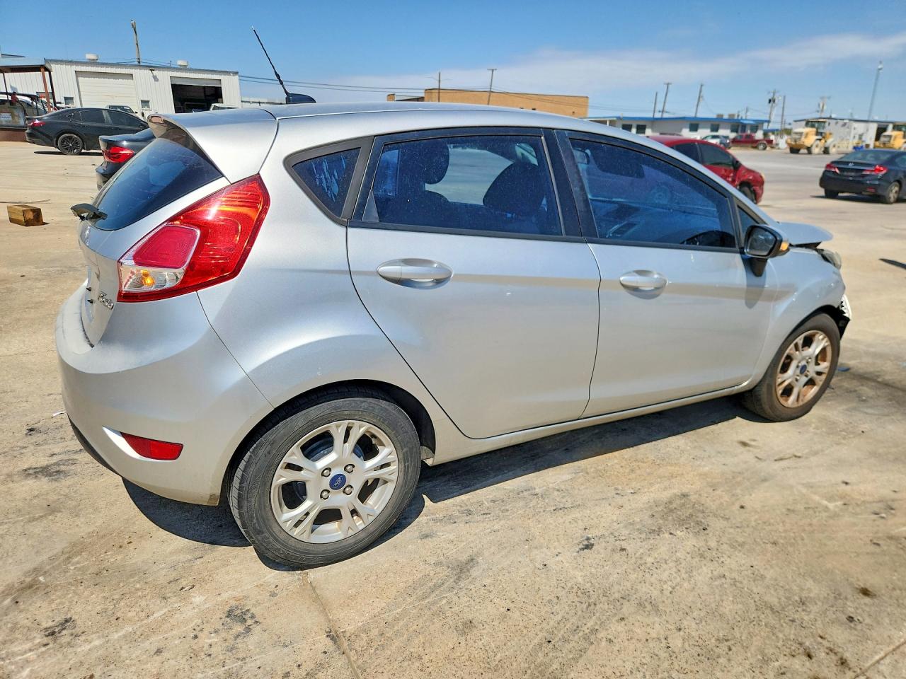 2014 Ford Fiesta Se Silver vin: 3FADP4EJ6EM163834