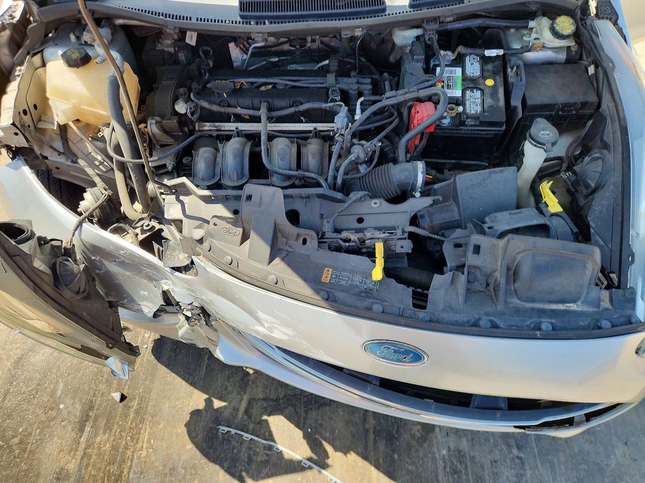 2014 Ford Fiesta Se Silver vin: 3FADP4EJ6EM163834