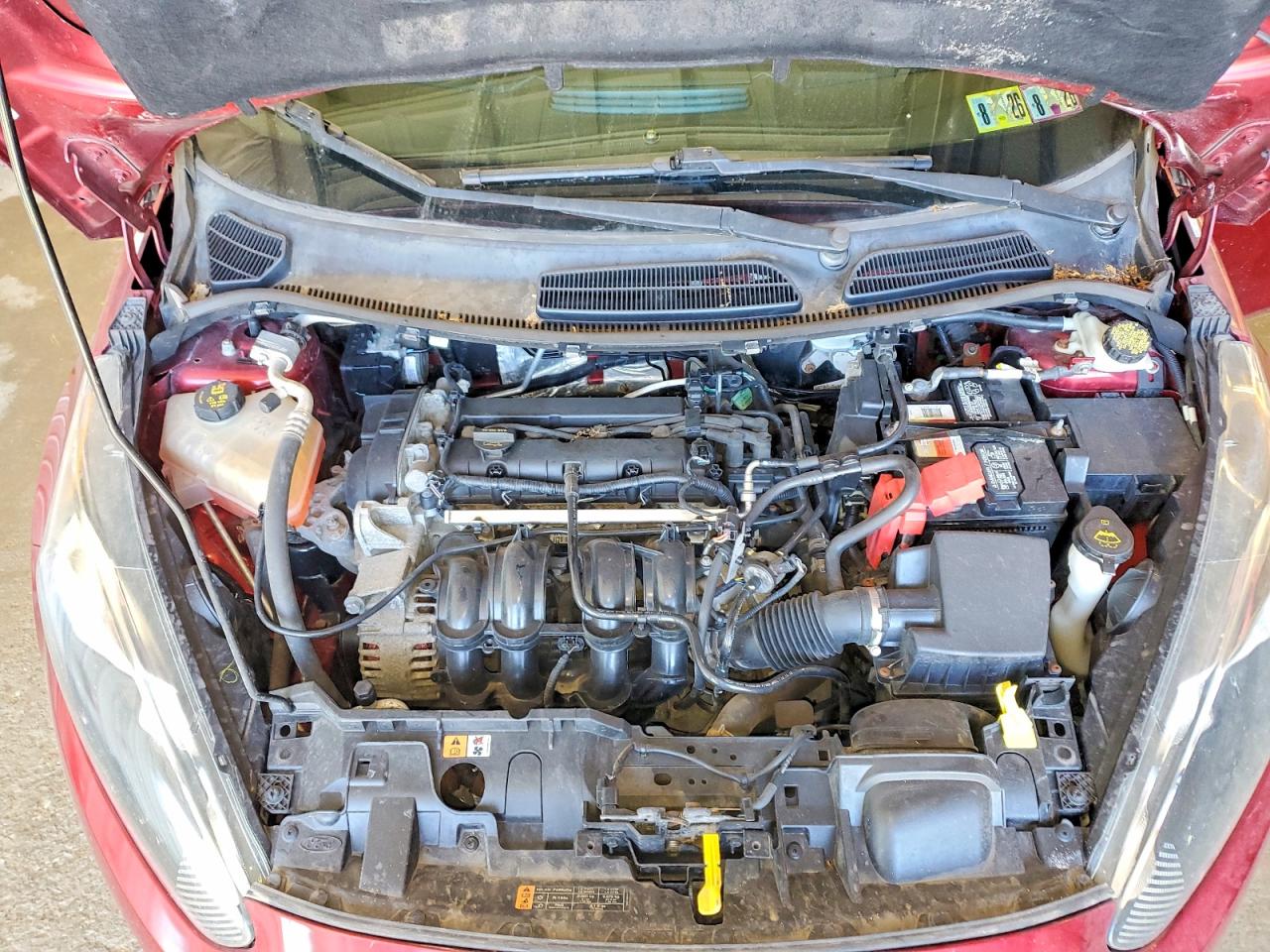 2014 Ford Fiesta Se Red vin: 3FADP4EJ6EM234112