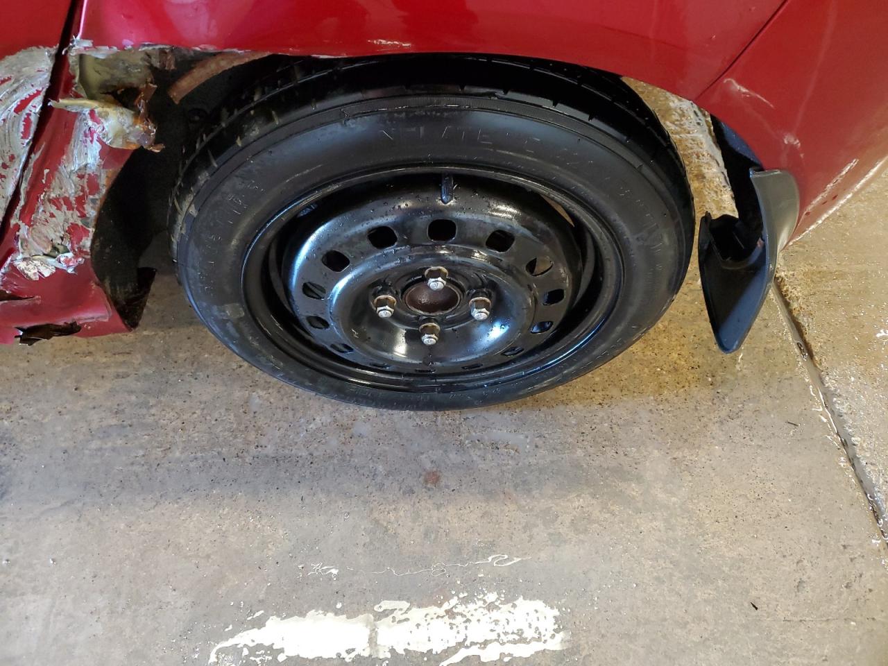 2014 Ford Fiesta Se Red vin: 3FADP4EJ6EM234112 Damage: Left Rear Wheel, Missing, Replacement Required