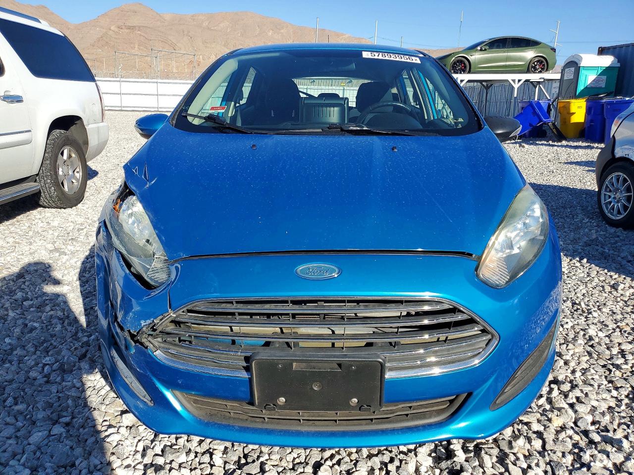 2015 Ford Fiesta Se Blue vin: 3FADP4EJ6FM114957