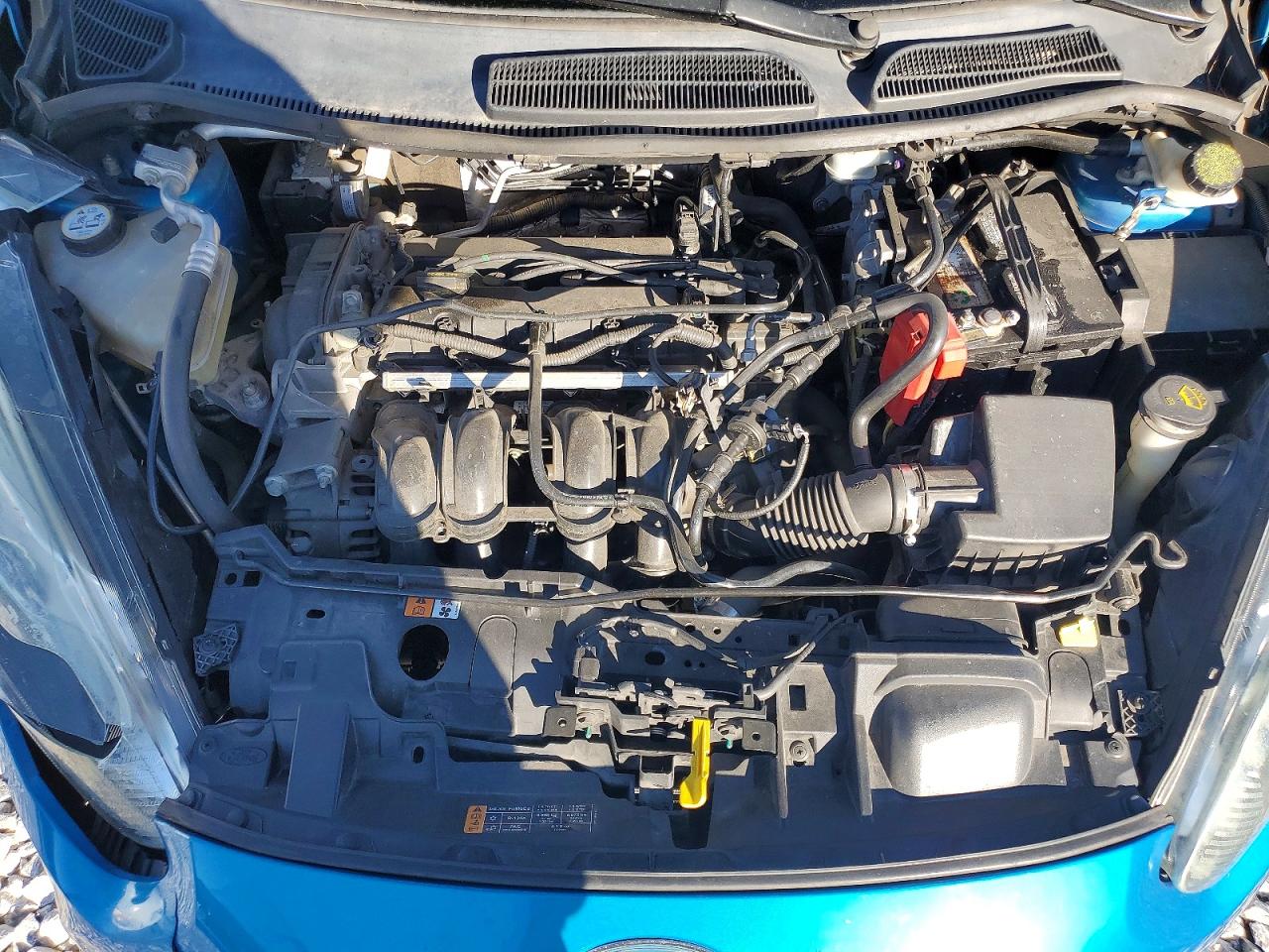 2015 Ford Fiesta Se Blue vin: 3FADP4EJ6FM114957