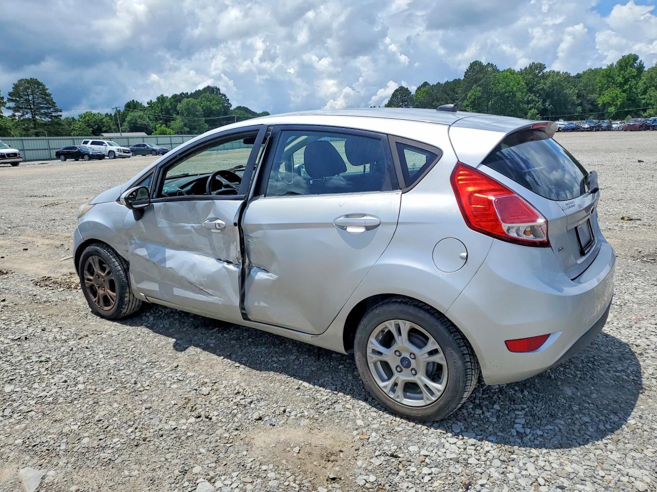 2015 Ford Fiesta Se Silver vin: 3FADP4EJ6FM115512
