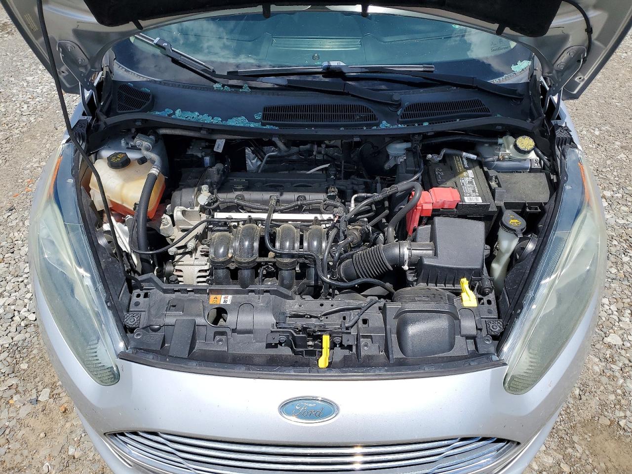 2015 Ford Fiesta Se Silver vin: 3FADP4EJ6FM115512