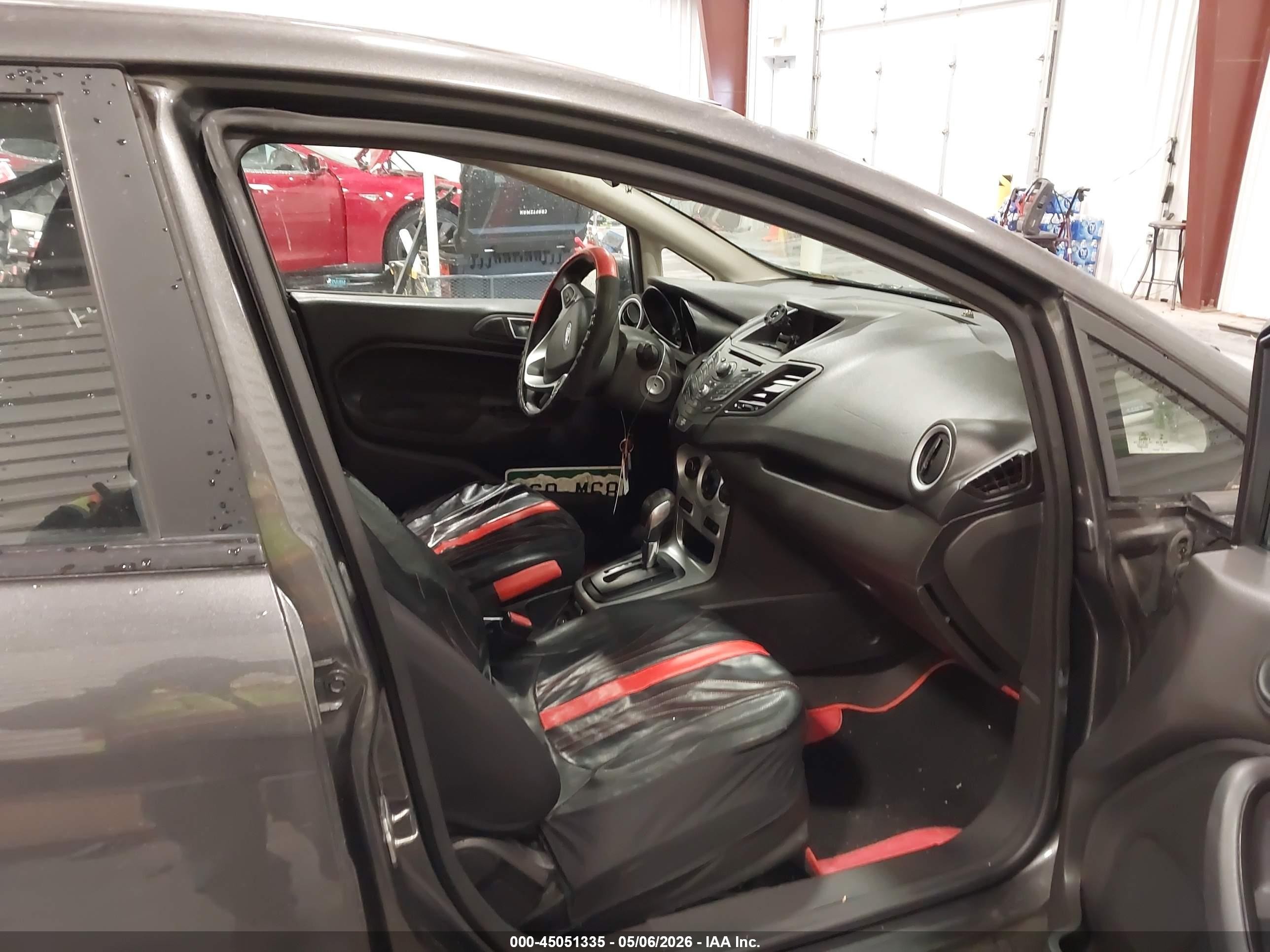 2015 Ford Fiesta Se Gray vin: 3FADP4EJ6FM224746