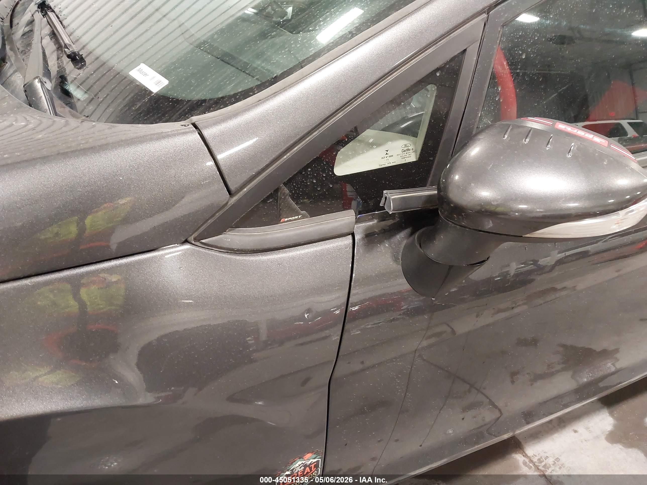 2015 Ford Fiesta Se Gray vin: 3FADP4EJ6FM224746