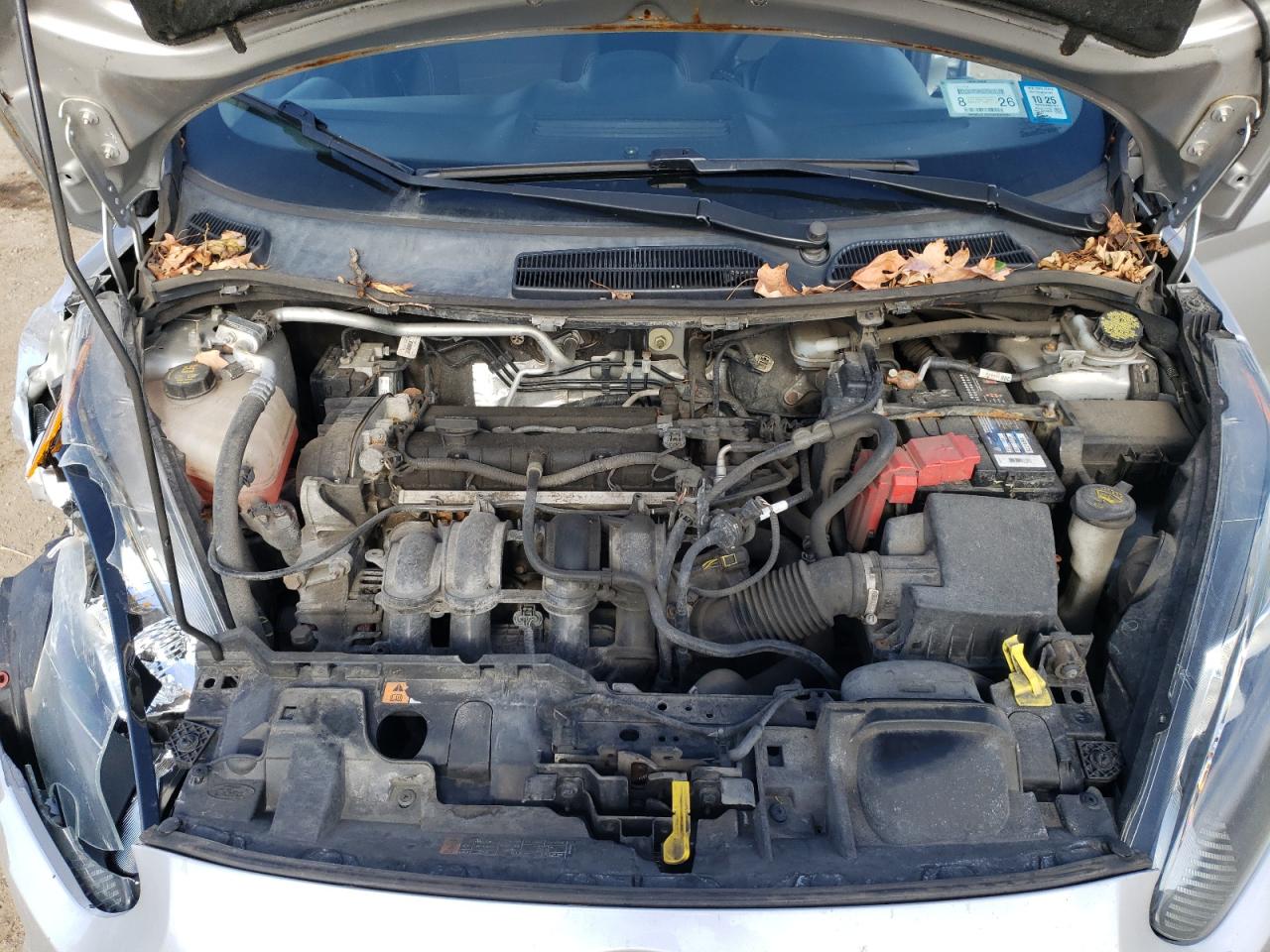 2018 Ford Fiesta Se Silver vin: 3FADP4EJ6JM127412