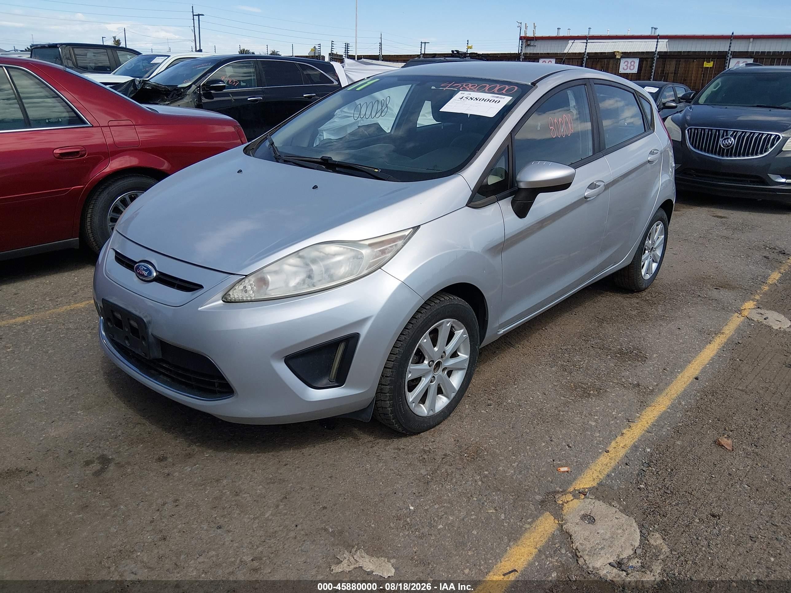 2011 Ford Fiesta Se Silver vin: 3FADP4EJ7BM116775