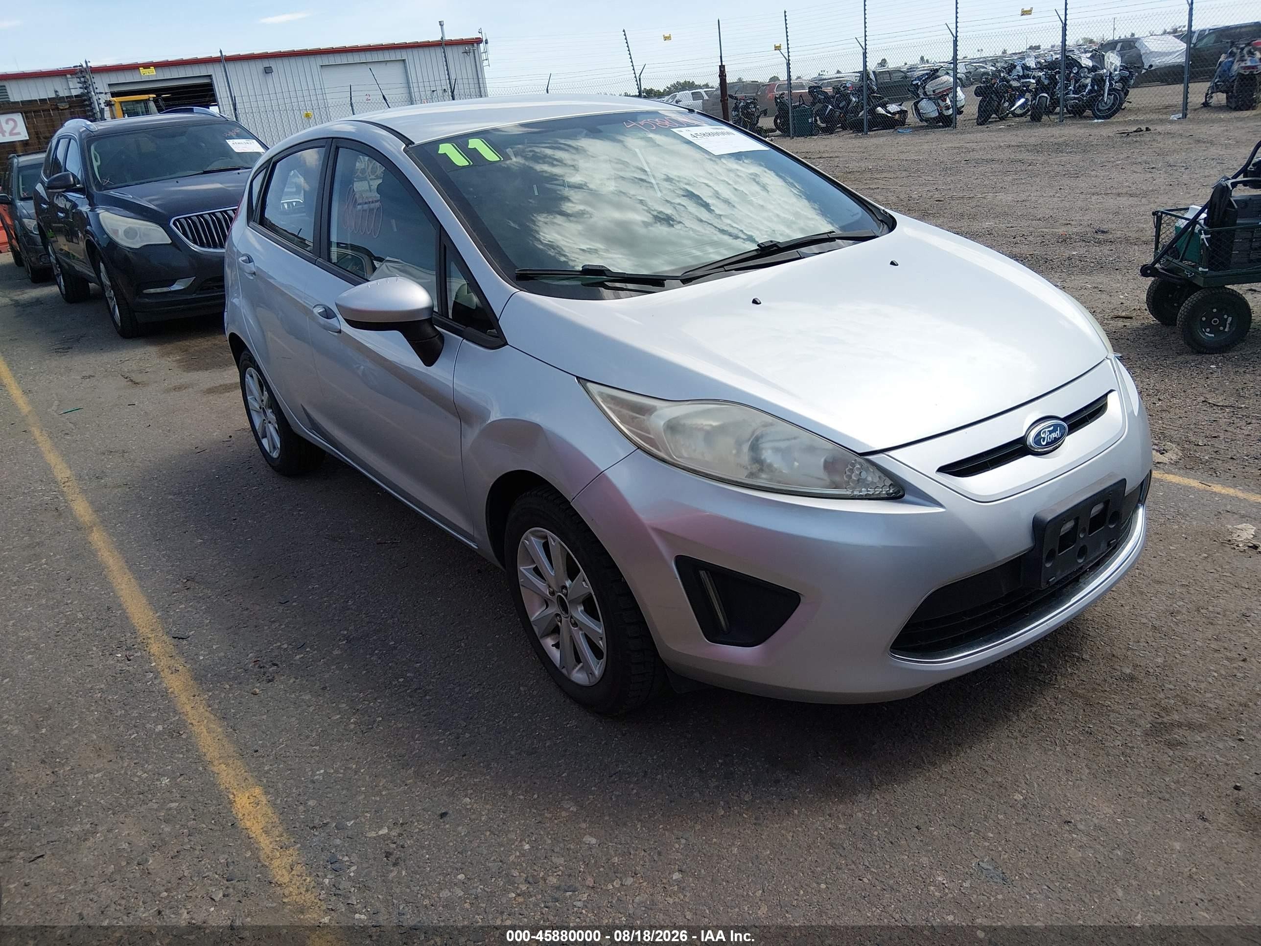 2011 Ford Fiesta Se Silver vin: 3FADP4EJ7BM116775