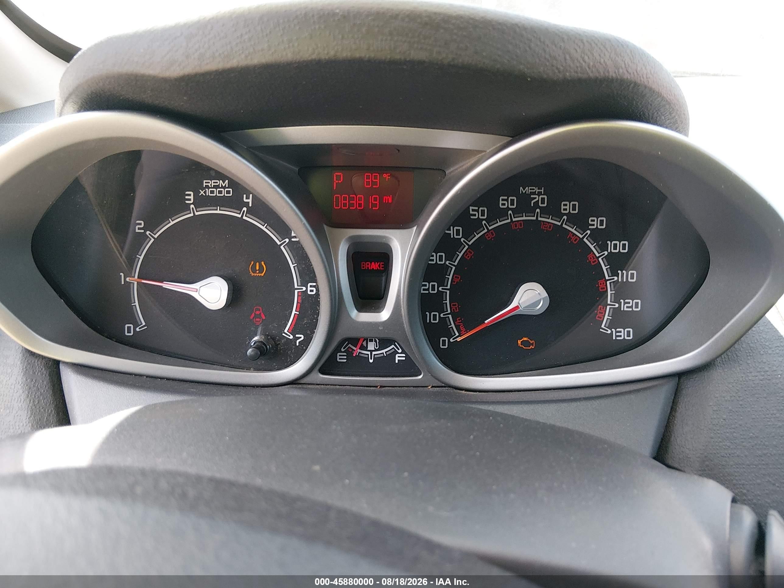 2011 Ford Fiesta Se Silver vin: 3FADP4EJ7BM116775