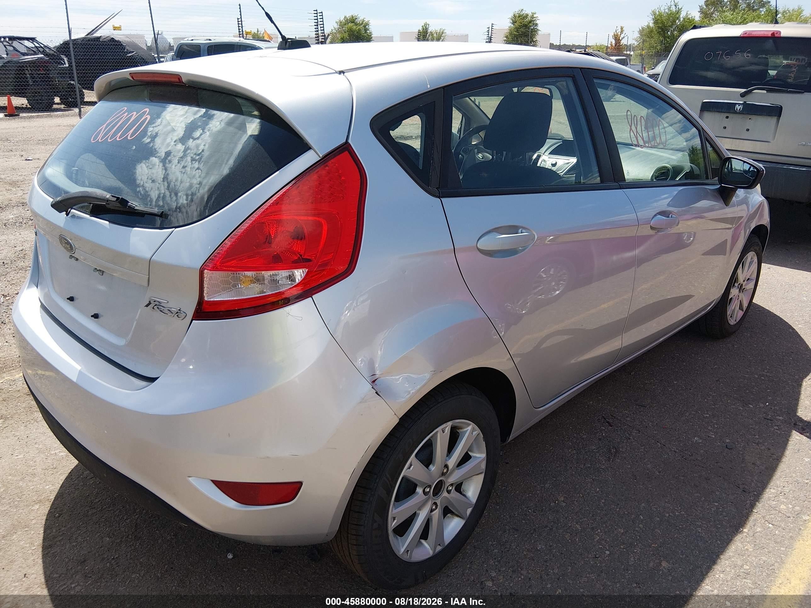2011 Ford Fiesta Se Silver vin: 3FADP4EJ7BM116775