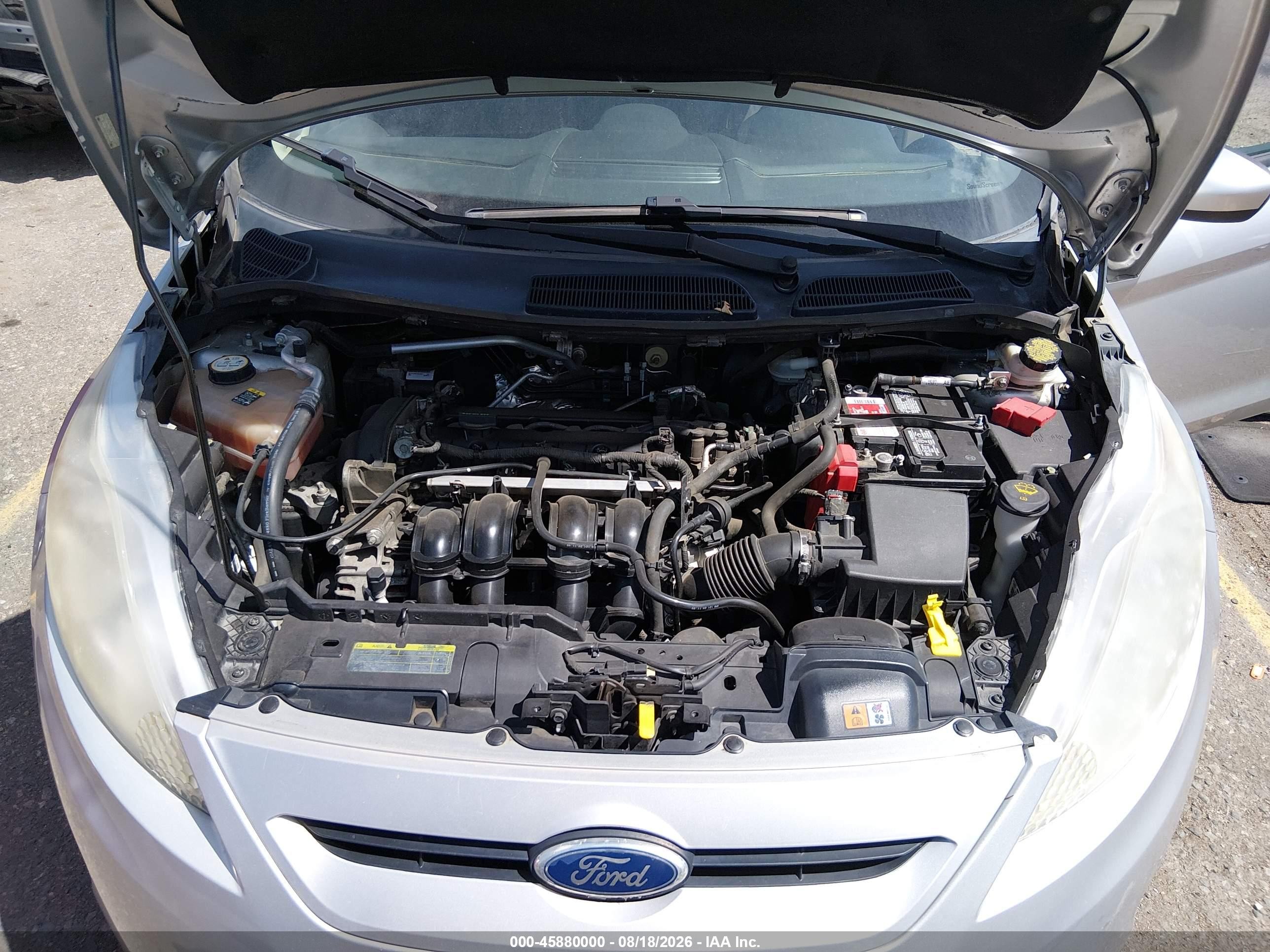 2011 Ford Fiesta Se Silver vin: 3FADP4EJ7BM116775