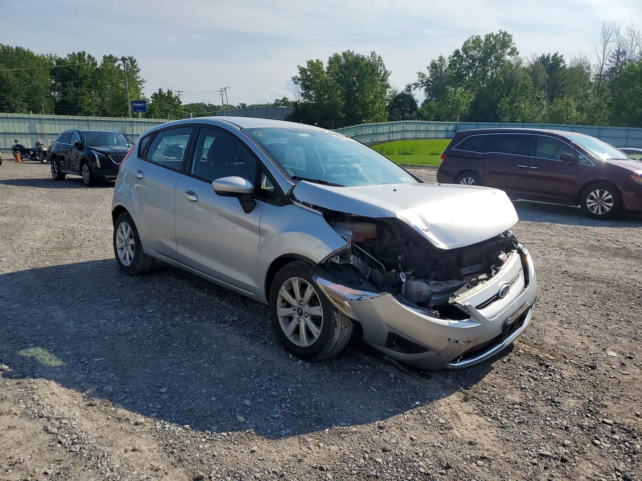 2012 Ford Fiesta Se Silver vin: 3FADP4EJ7CM101209