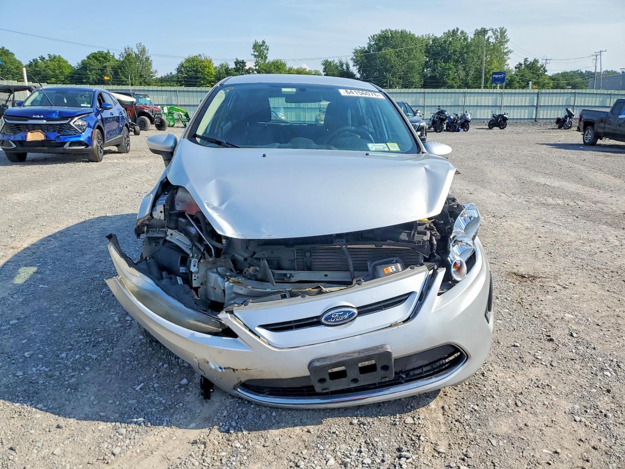 2012 Ford Fiesta Se Silver vin: 3FADP4EJ7CM101209