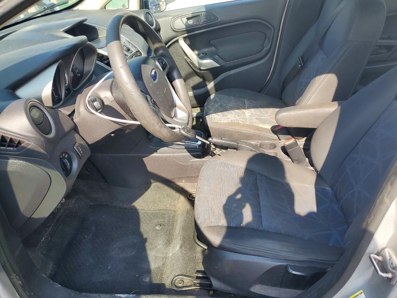 2012 Ford Fiesta Se Silver vin: 3FADP4EJ7CM101209