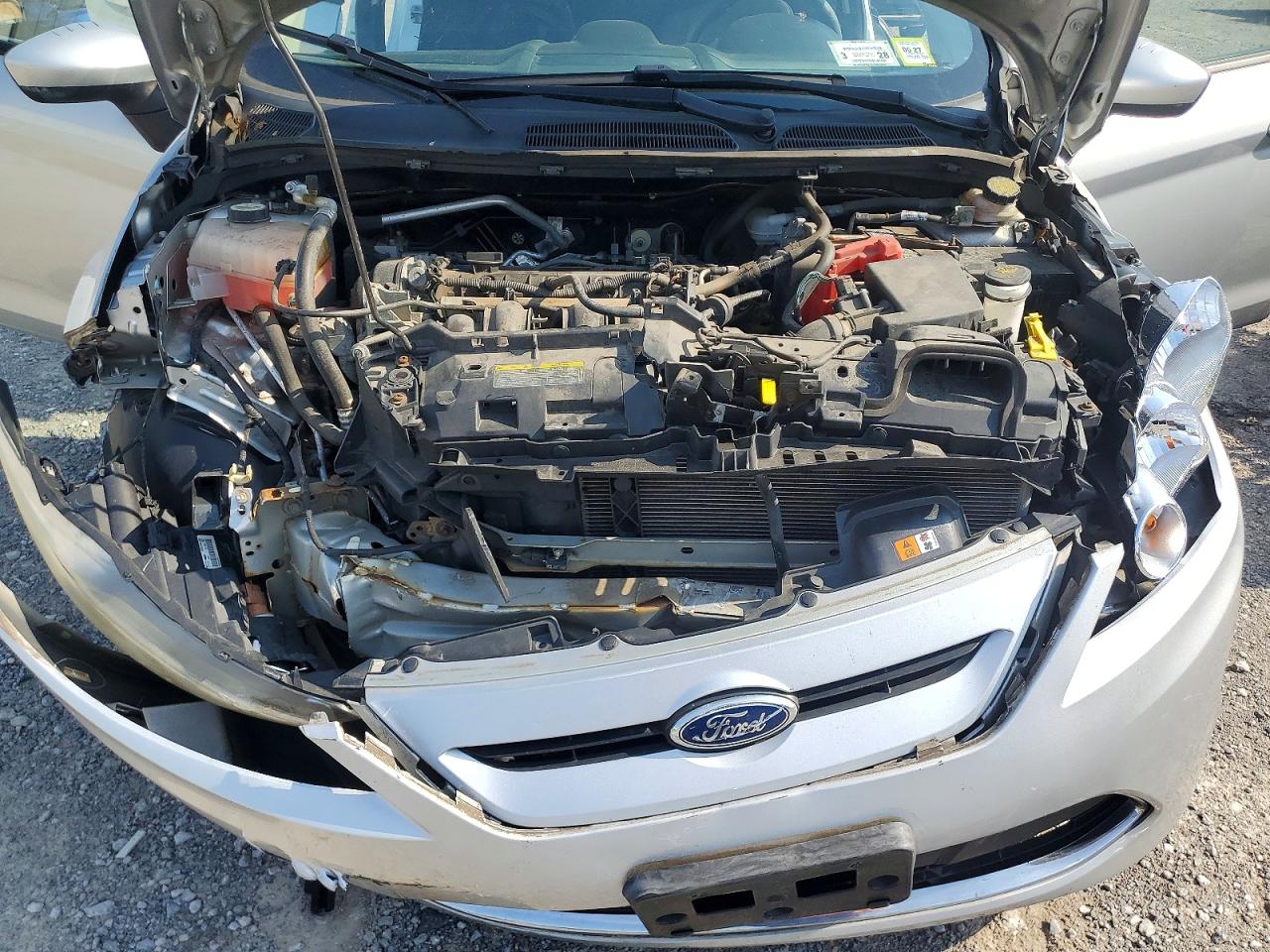 2012 Ford Fiesta Se Silver vin: 3FADP4EJ7CM101209