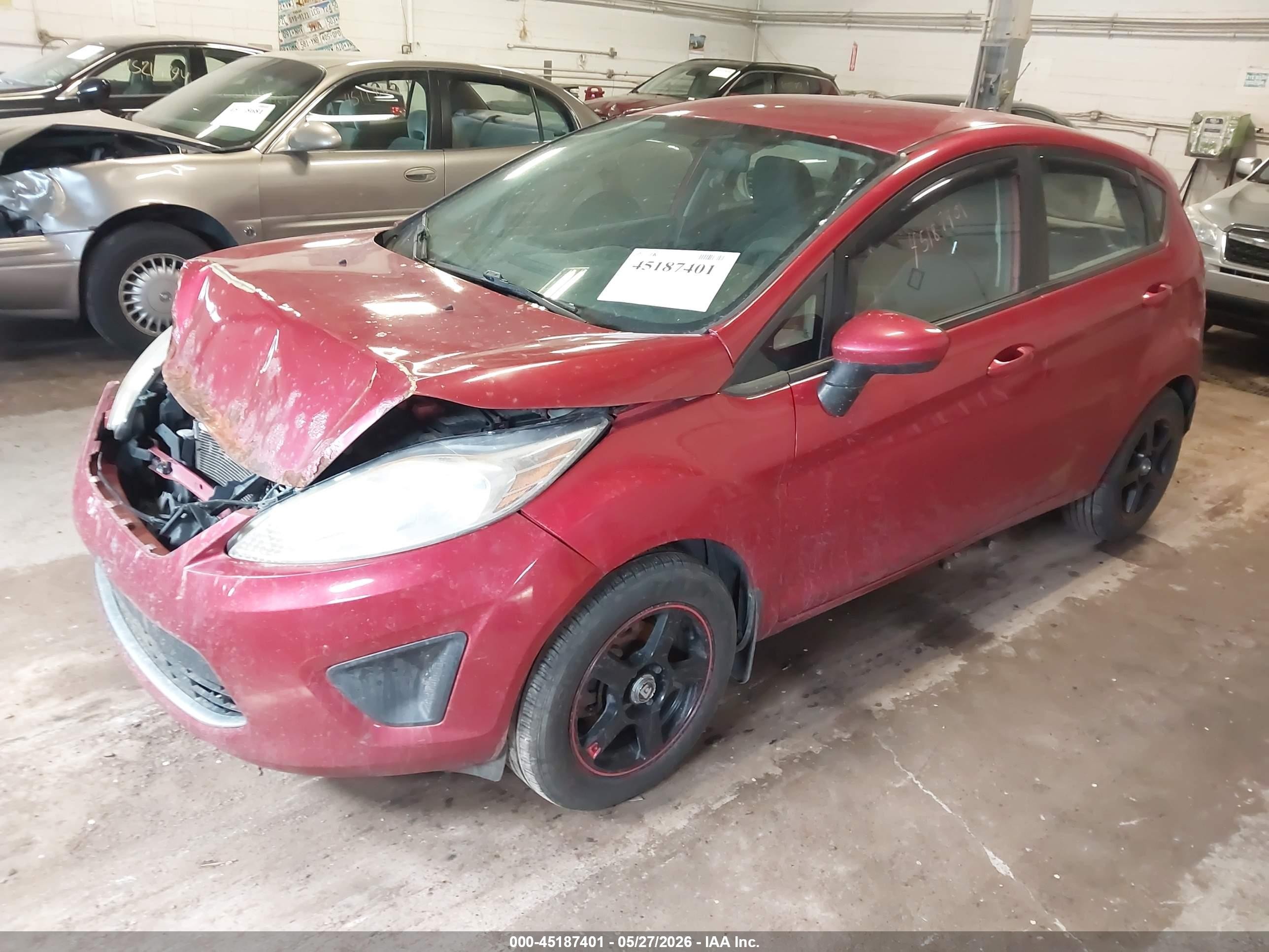 2012 Ford Fiesta Se Red vin: 3FADP4EJ7CM118365
