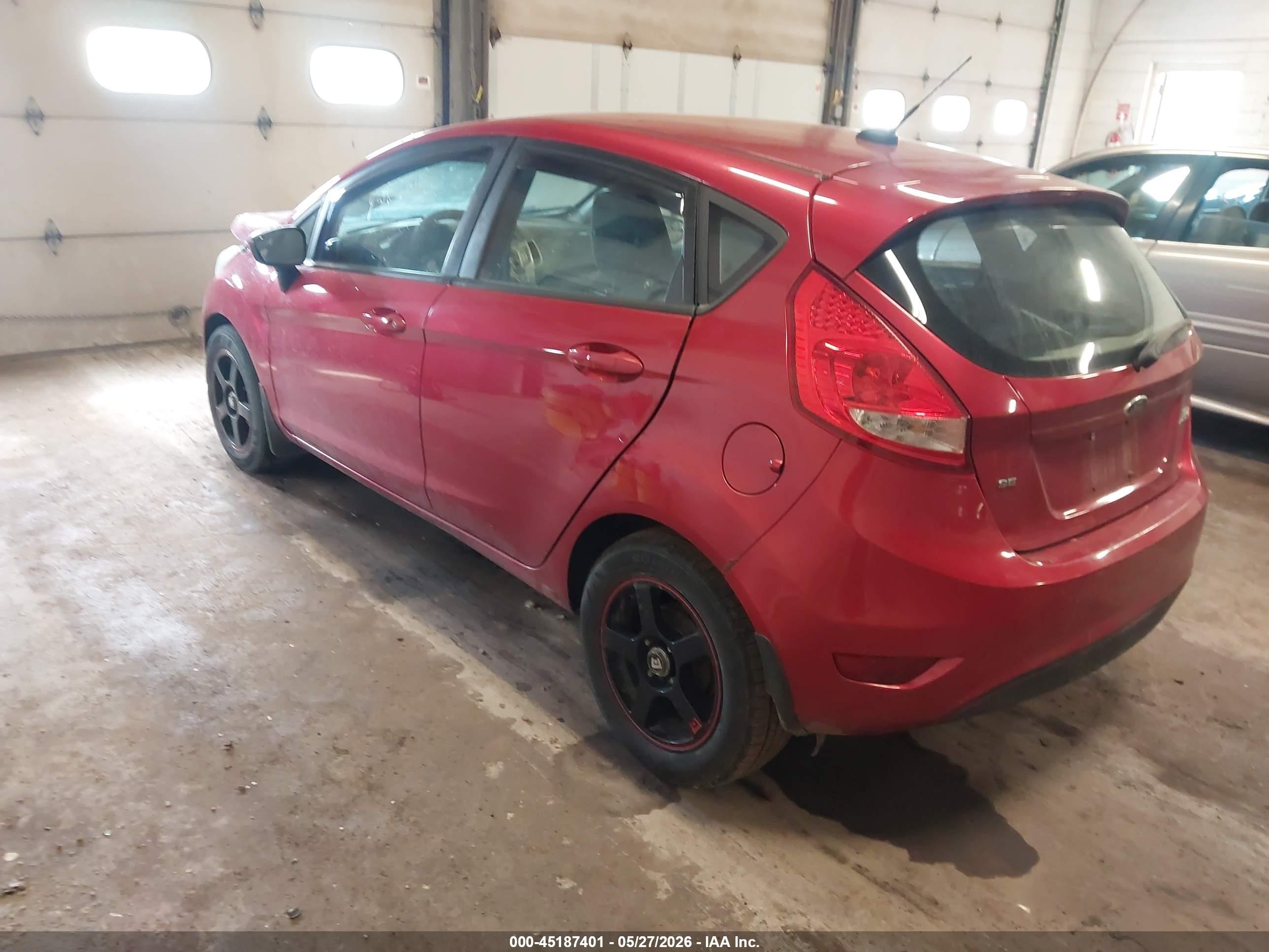 2012 Ford Fiesta Se Red vin: 3FADP4EJ7CM118365