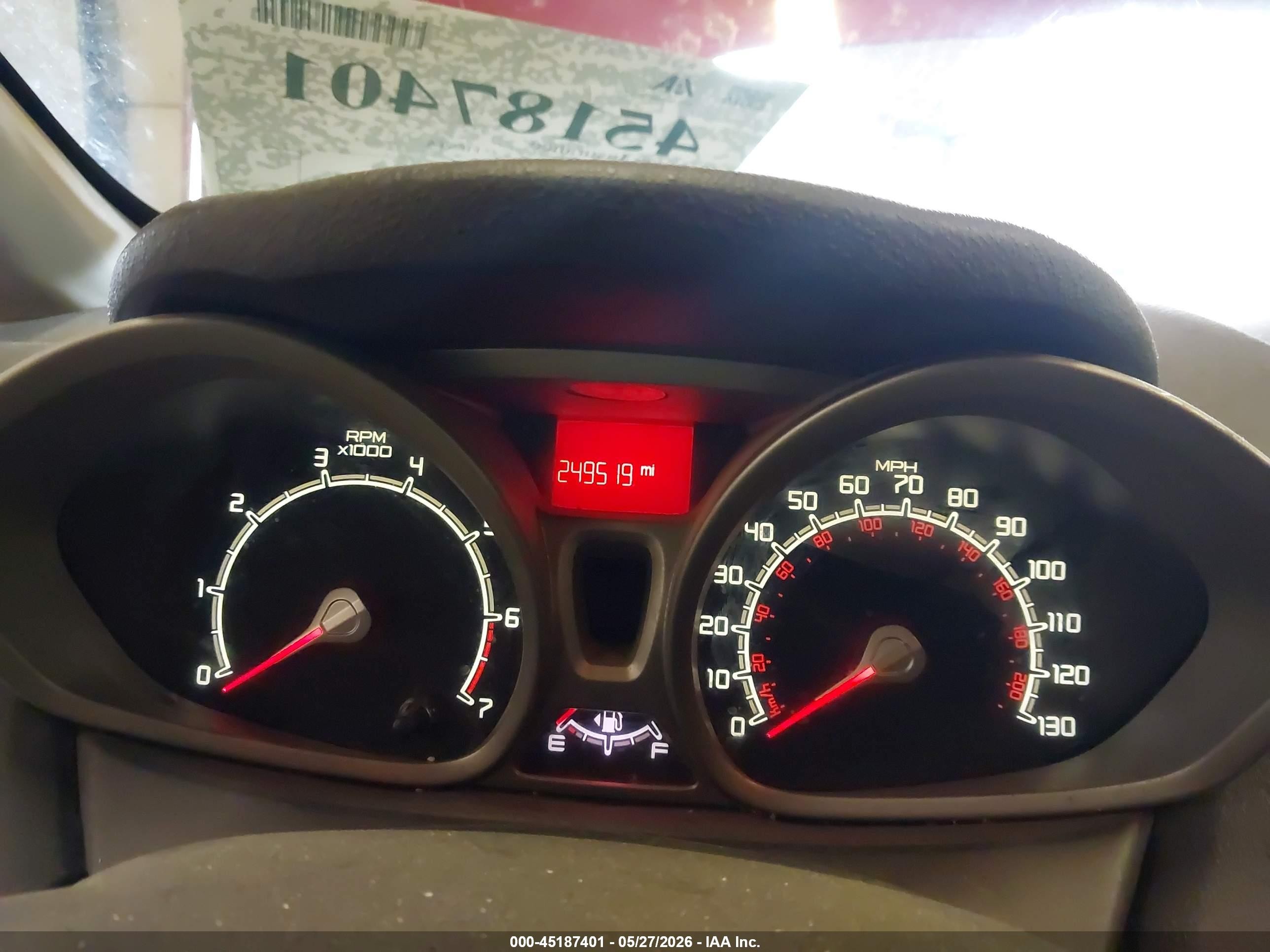 2012 Ford Fiesta Se Red vin: 3FADP4EJ7CM118365