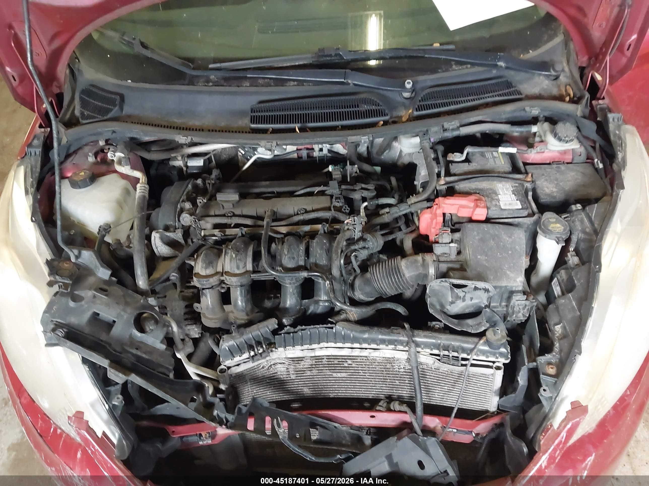 2012 Ford Fiesta Se Red vin: 3FADP4EJ7CM118365