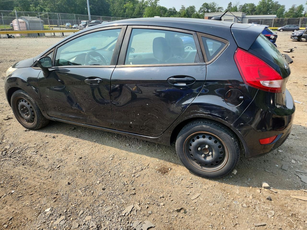 2012 Ford Fiesta Se Black vin: 3FADP4EJ7CM186665