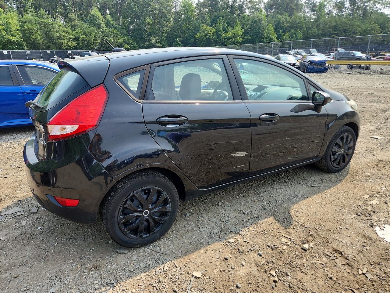 2012 Ford Fiesta Se Black vin: 3FADP4EJ7CM186665