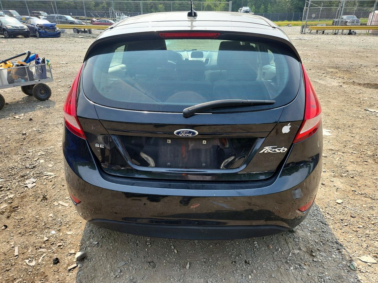 2012 Ford Fiesta Se Black vin: 3FADP4EJ7CM186665