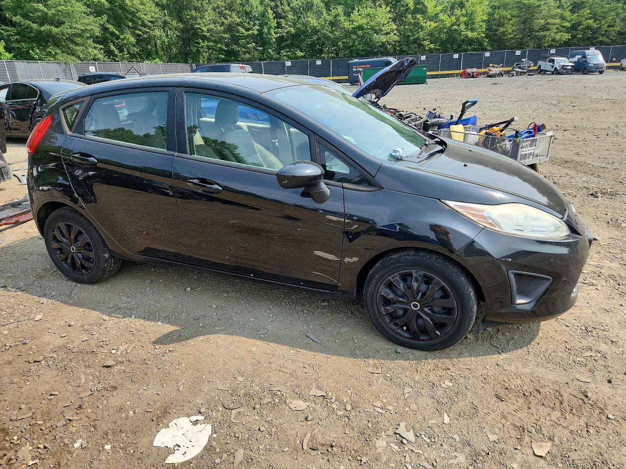 2012 Ford Fiesta Se Black vin: 3FADP4EJ7CM186665