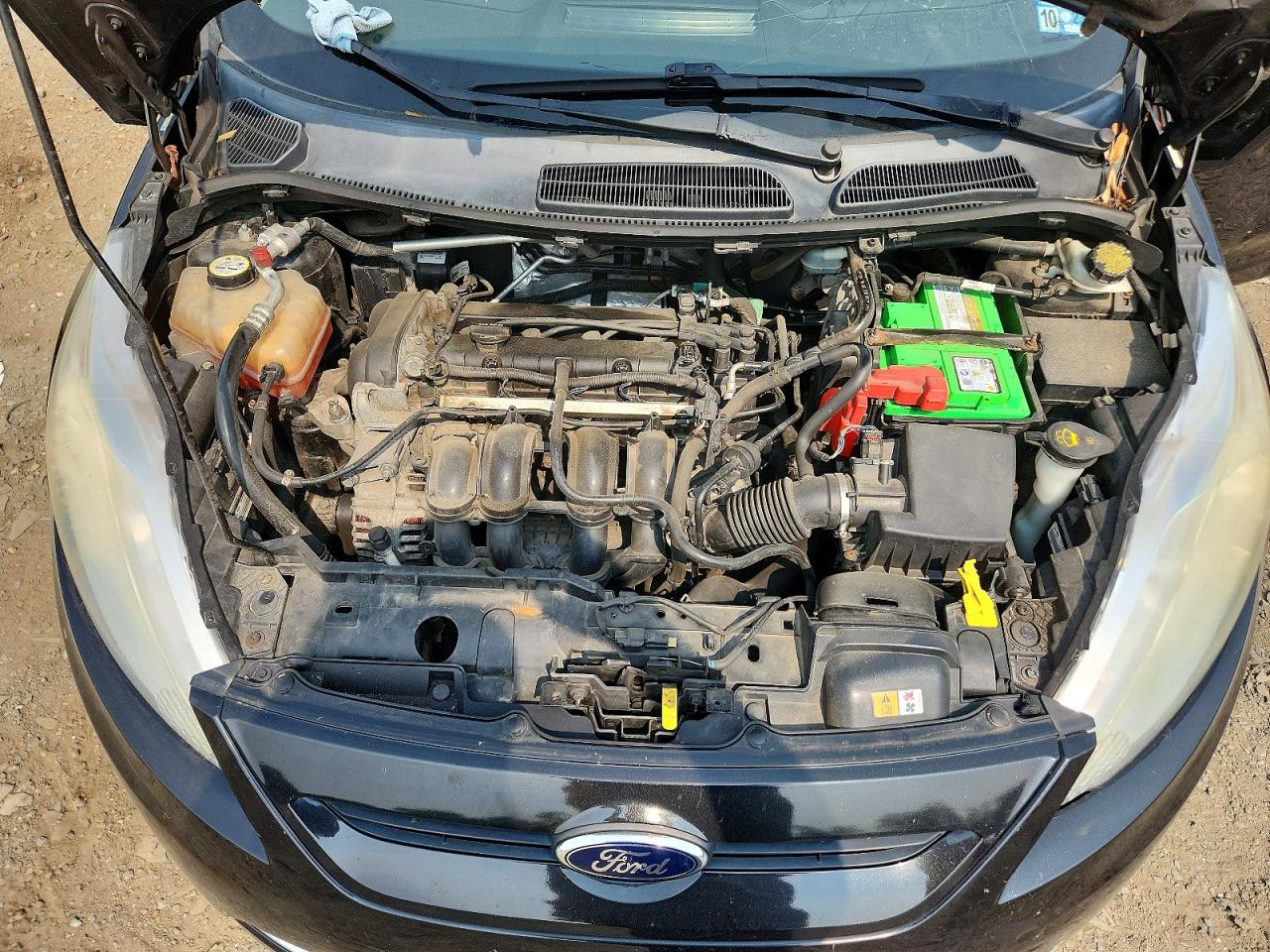 2012 Ford Fiesta Se Black vin: 3FADP4EJ7CM186665