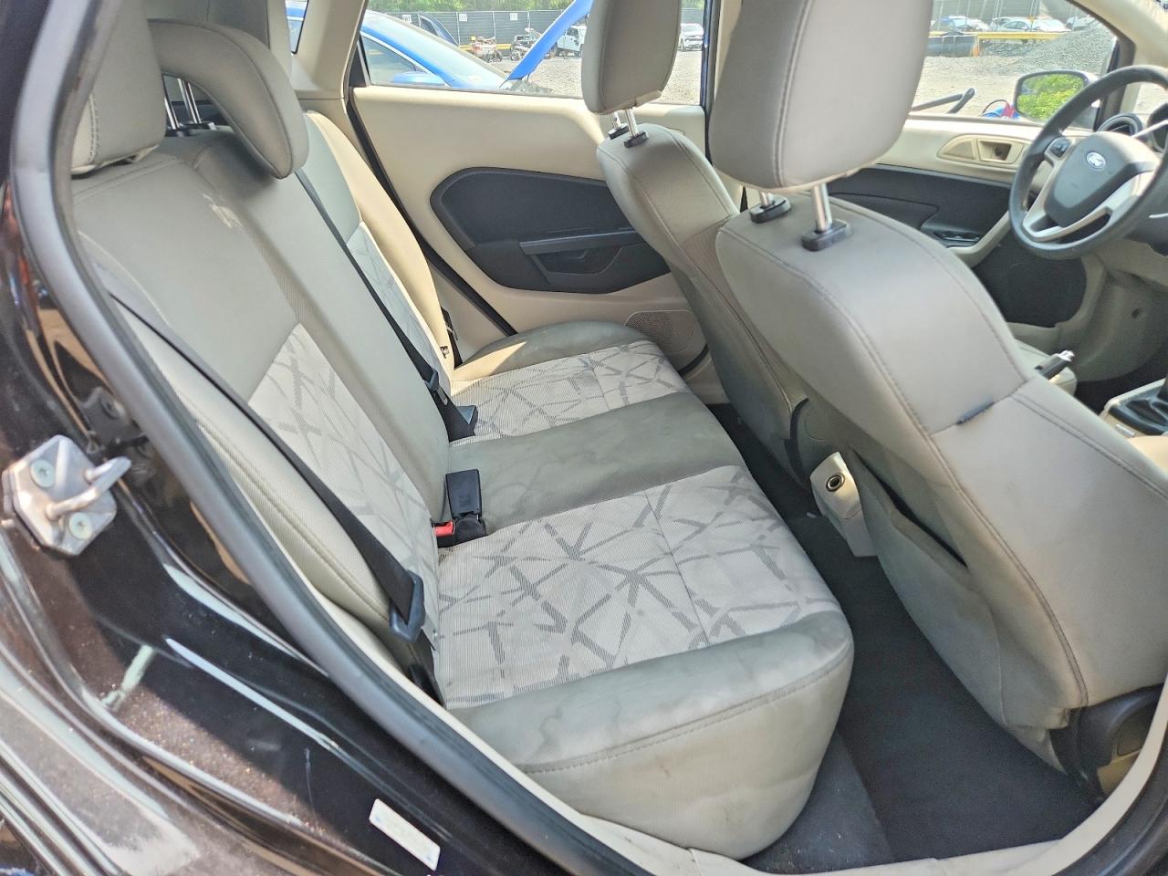 2012 Ford Fiesta Se Black vin: 3FADP4EJ7CM186665