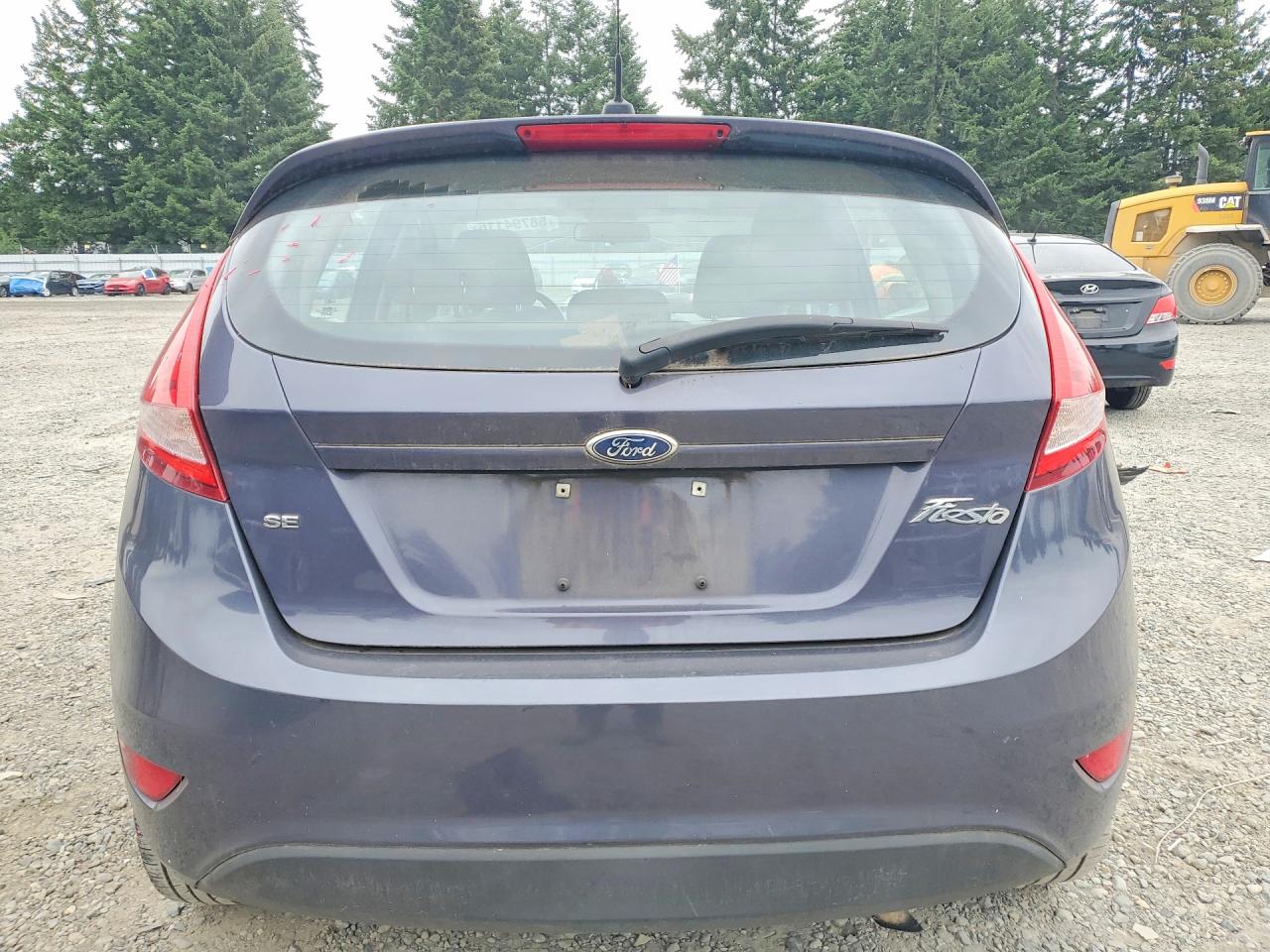 2013 Ford Fiesta Se Gray vin: 3FADP4EJ7DM195318