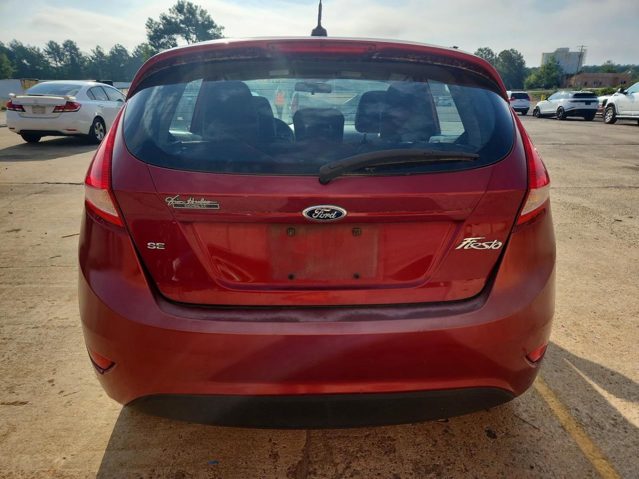 2013 Ford Fiesta Se Burgundy vin: 3FADP4EJ7DM206768