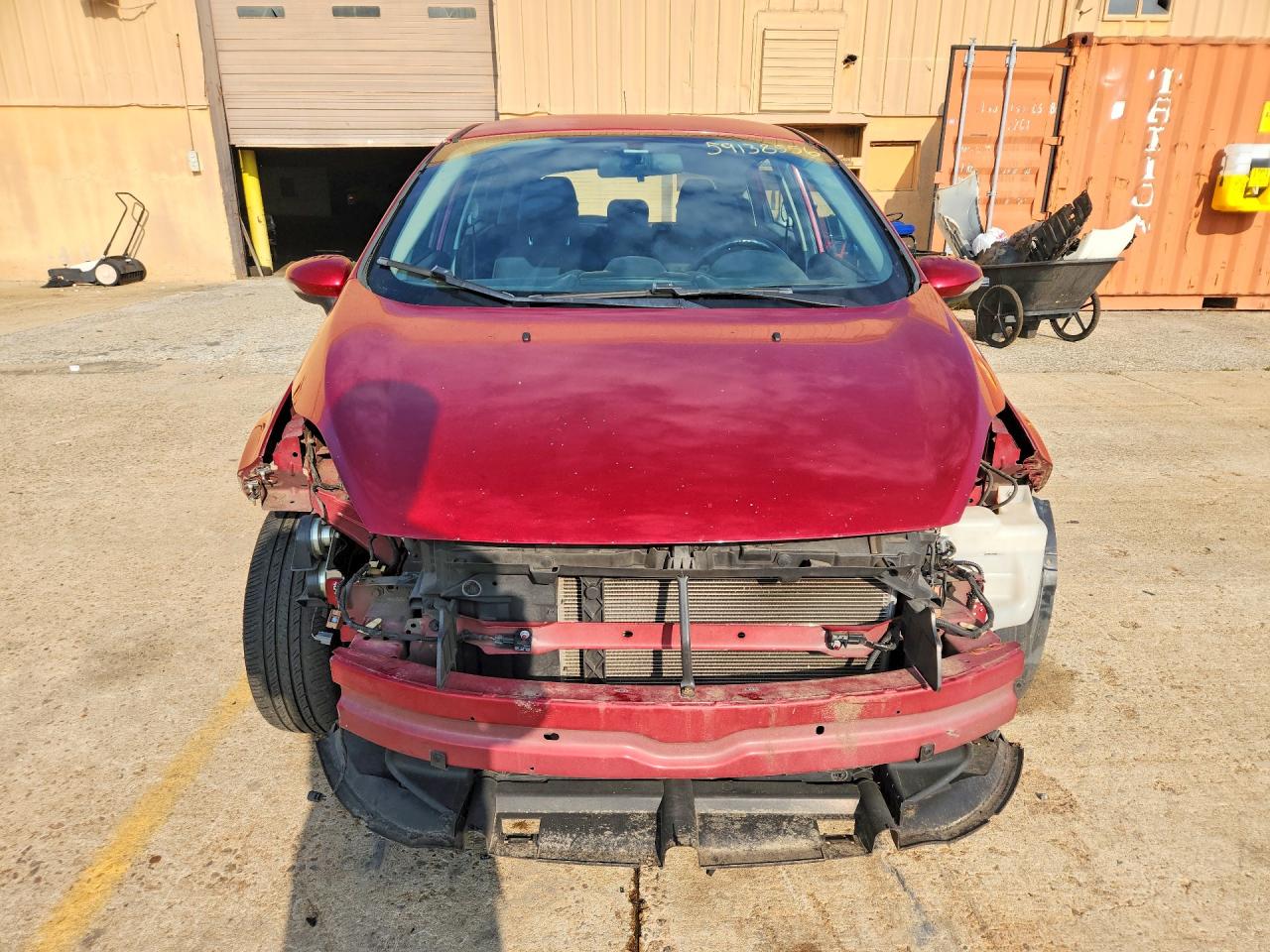 2013 Ford Fiesta Se Burgundy vin: 3FADP4EJ7DM206768