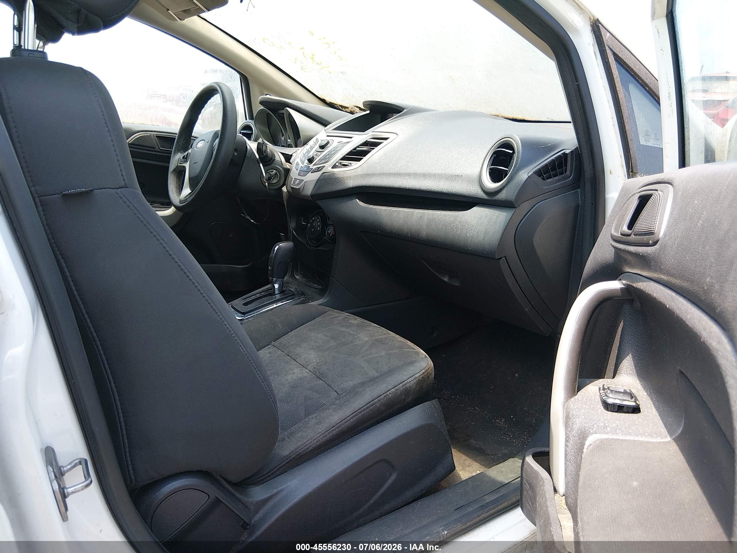 2013 Ford Fiesta Se White vin: 3FADP4EJ7DM213171